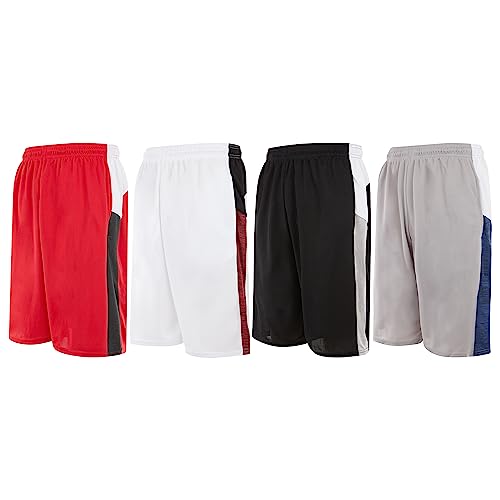 Red, White, Black, Gray