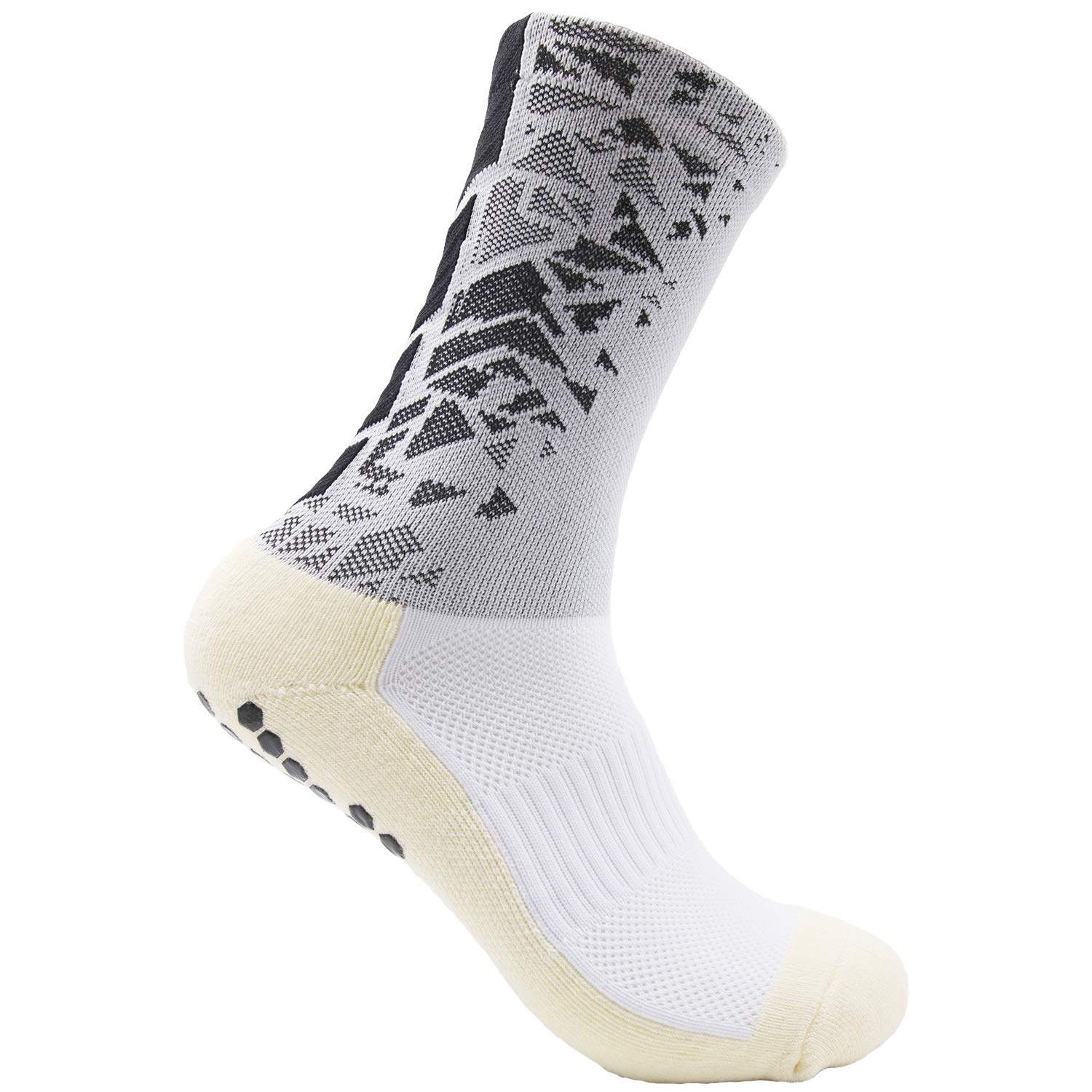 Anti-Slip Ankle Socks 2/4/8 Pairs - Non-Slip Football Grip Socks for Sports & Running - Breathable Athletic Socks for Men & Women - Perfect for Soccer, Gym Workouts & Daily Wear