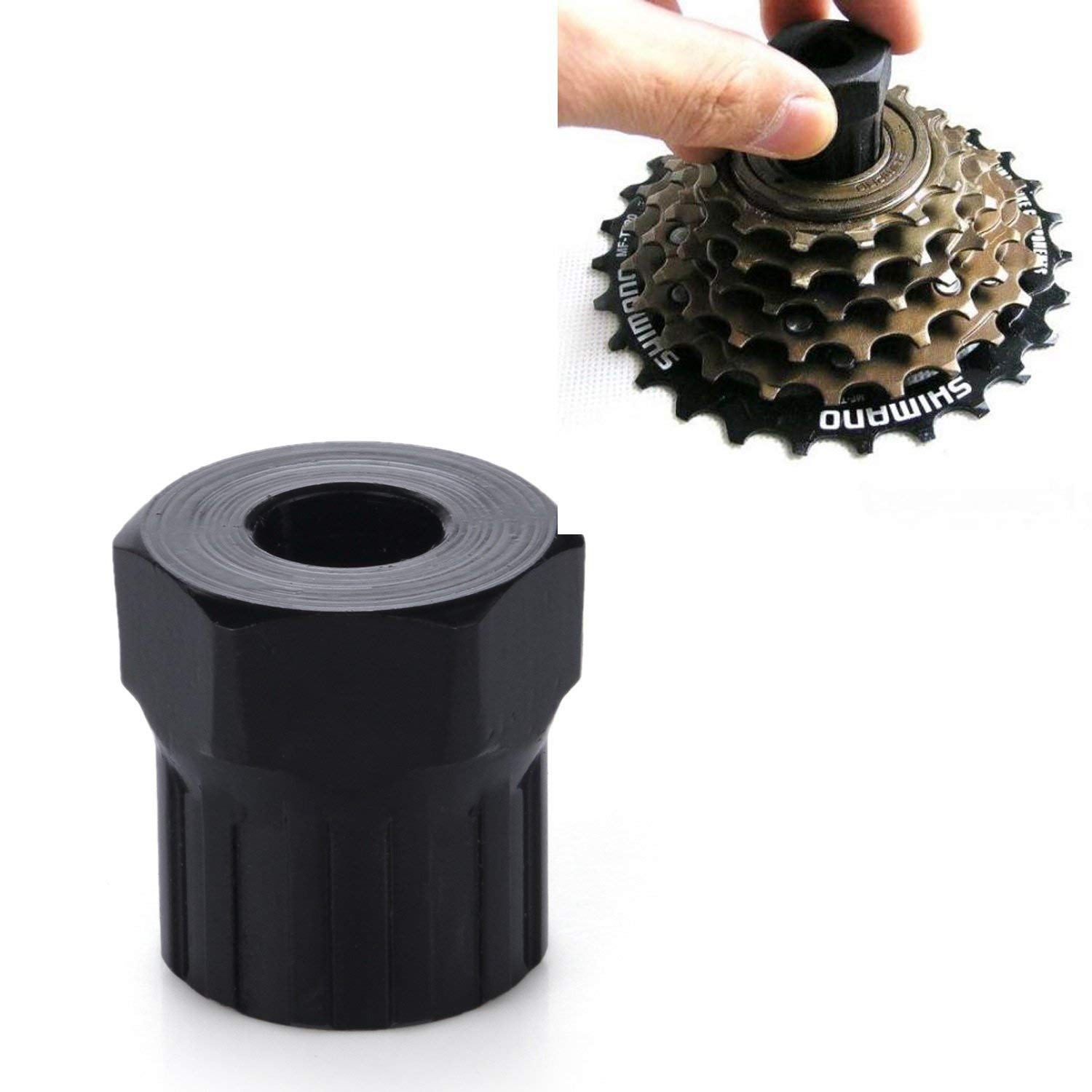 Oumers Bike Cassette Removal Tool Kit - Freewheel Remover with Chain Whip & 2 Lock Ring Tools - Professional Bicycle Sprocket Repair Kit for Mountain & Road Bikes - Perfect for Home Mechanics & Bike Shops