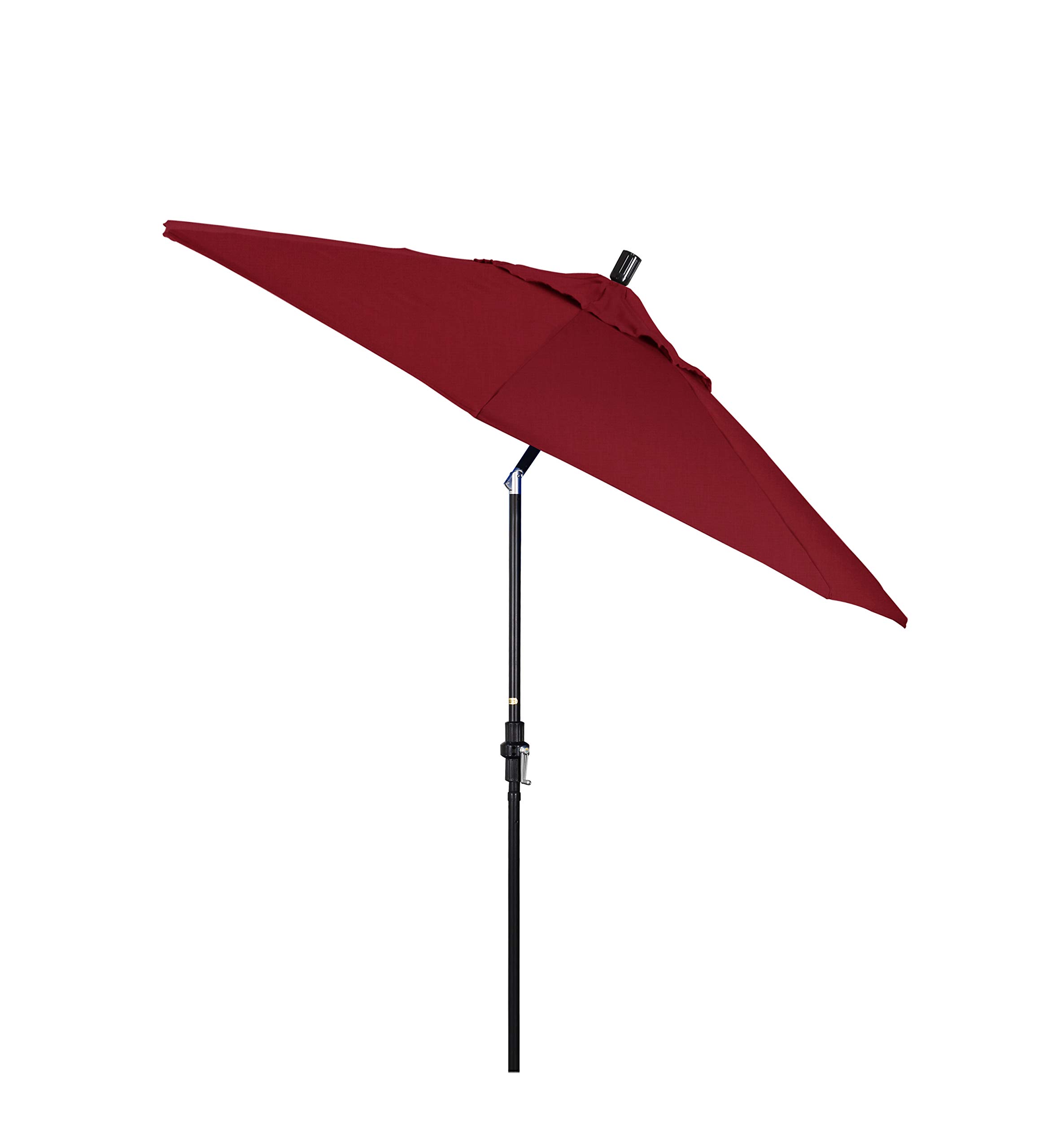 9' Round California Patio Umbrella with Aluminum Pole & Fiberglass Ribs - Perfect for Outdoor Dining, Poolside Lounging, and Backyard Relaxation
