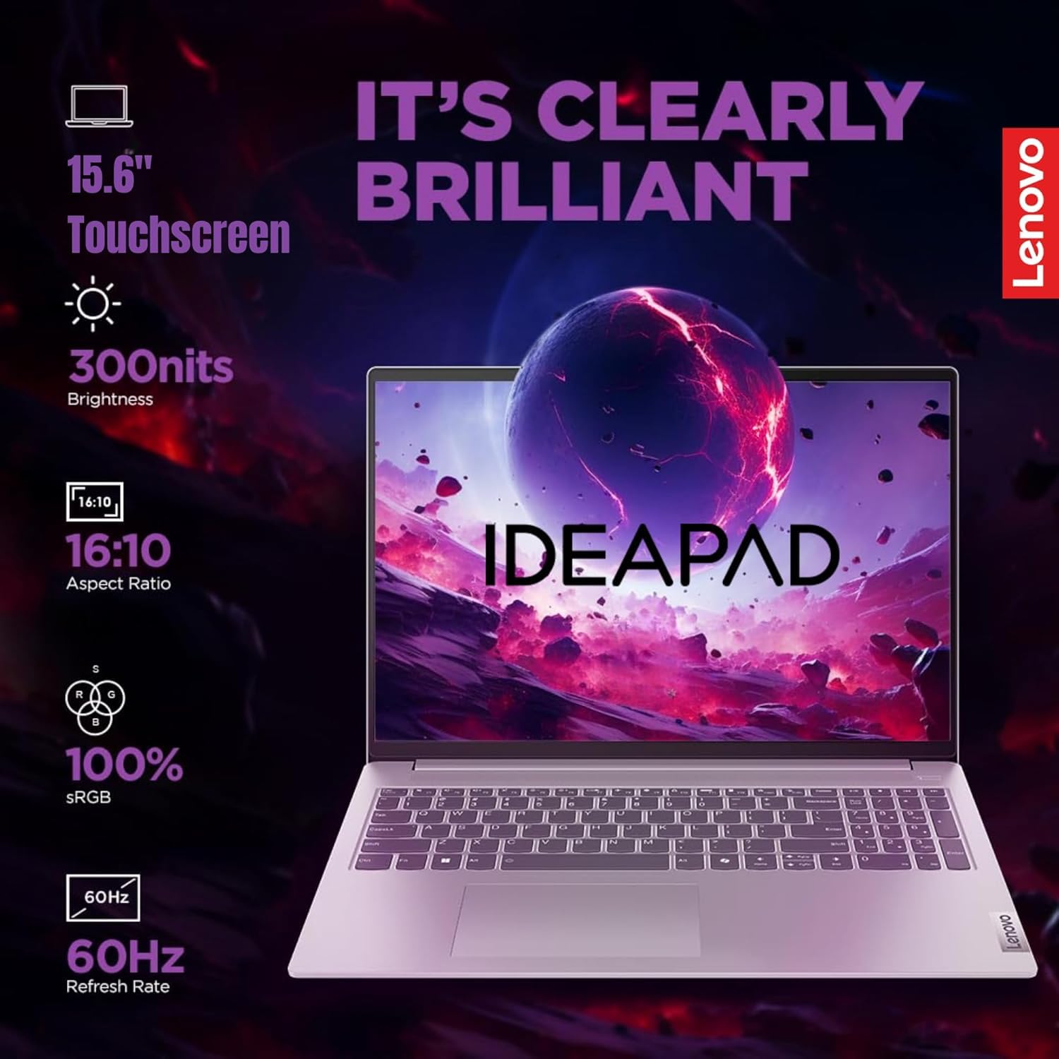 Lenovo IdeaPad 15 Premium Touchscreen Laptop - Intel Core i3 6-Core Processor, 16GB RAM, 1TB SSD (Includes 512GB PCIe SSD + HP P500 512GB Portable SSD), 15.6
