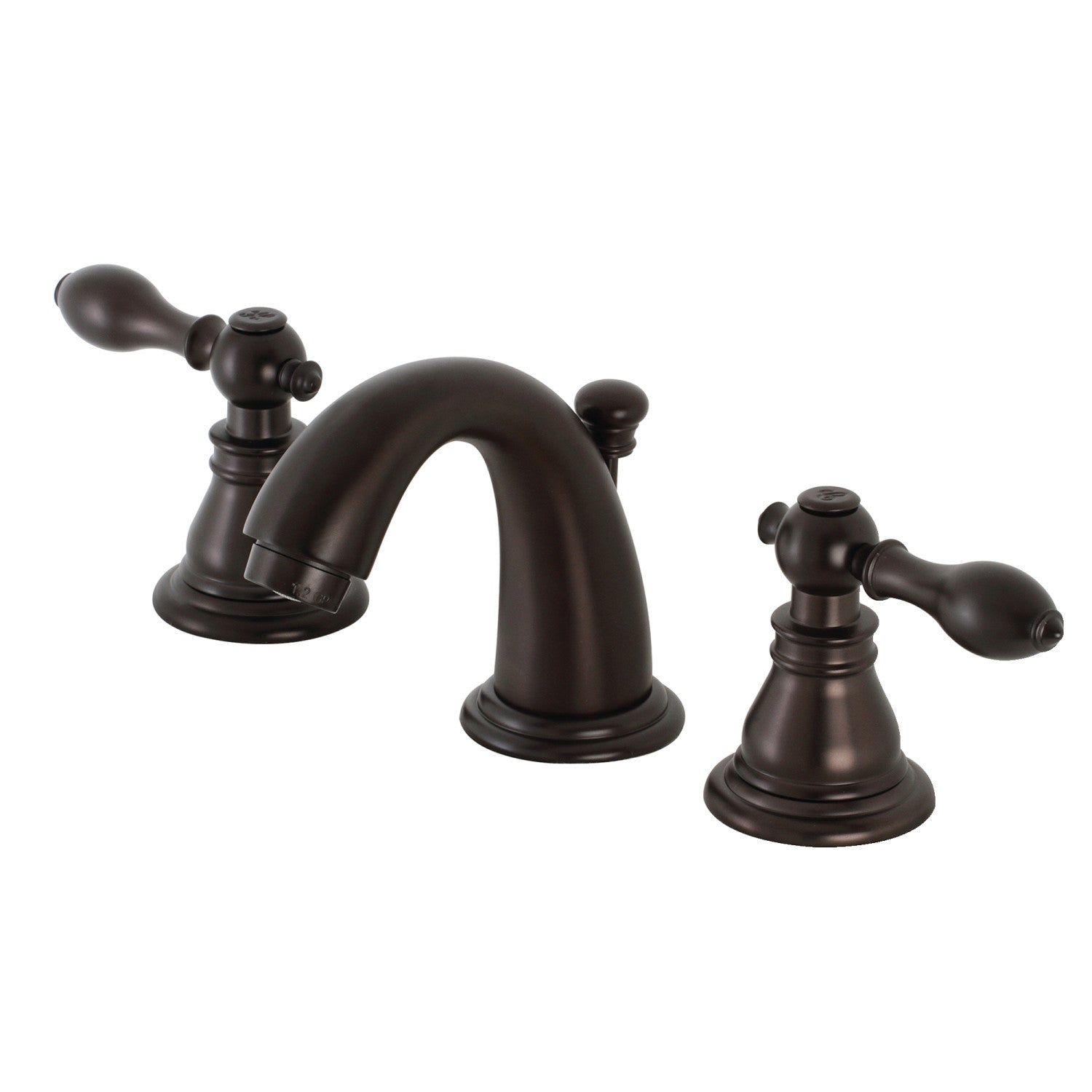 American Classic KB915ACL Oil Rubbed Bronze Widespread Bathroom Faucet - 3 Hole Deck Mount with Pop Up Drain - Perfect for Modern Bathroom Vanities and Powder Rooms