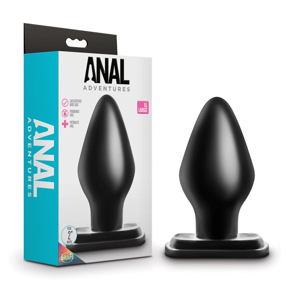 Anal Adventures XL PVC Butt Plug - Premium Adult Toy for Enhanced Pleasure & Comfort | Perfect for Solo Play & Couples' Exploration