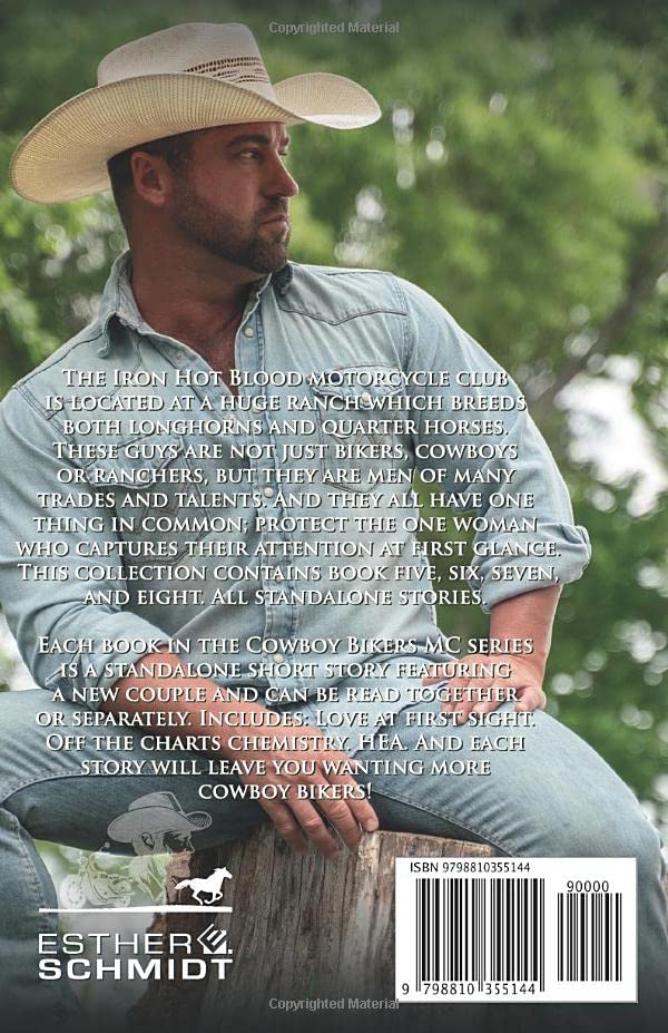 Cowboy Bikers MC Collection Books 5-8 | Motorcycle Club Romance Series | Perfect for Biker Enthusiasts & Romance Readers