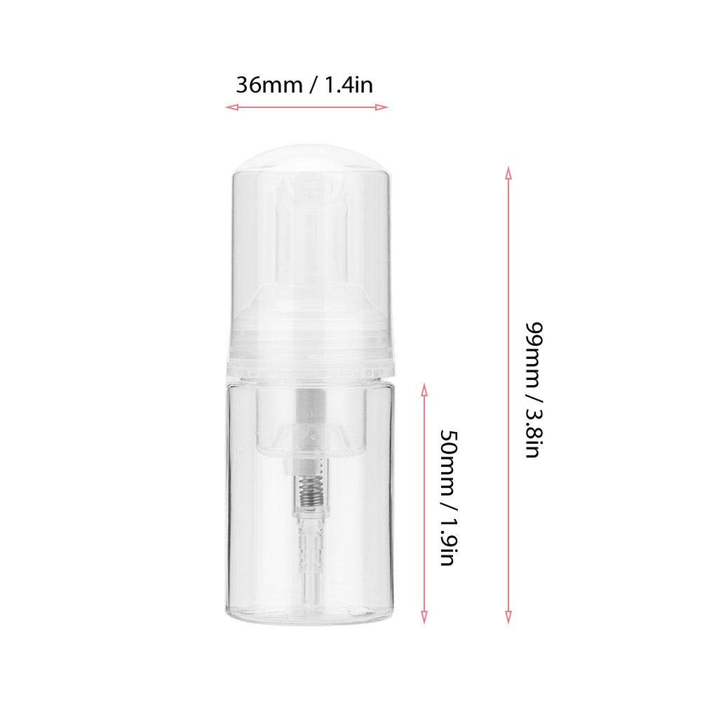 Refillable 30ml Mini Foaming Soap Dispenser Pump Bottle - Travel Size Foam Container for Hand Soap, Shampoo & Lotion | Perfect for Home, Office & Travel Use