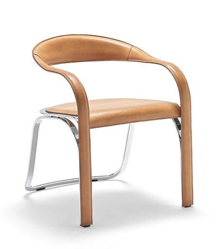 Fettuccini P Dining Armchair by Fasem - Modern Italian Design Wooden Chair for Kitchen, Dining Room & Office - Comfortable Seating Solution for Home & Restaurant