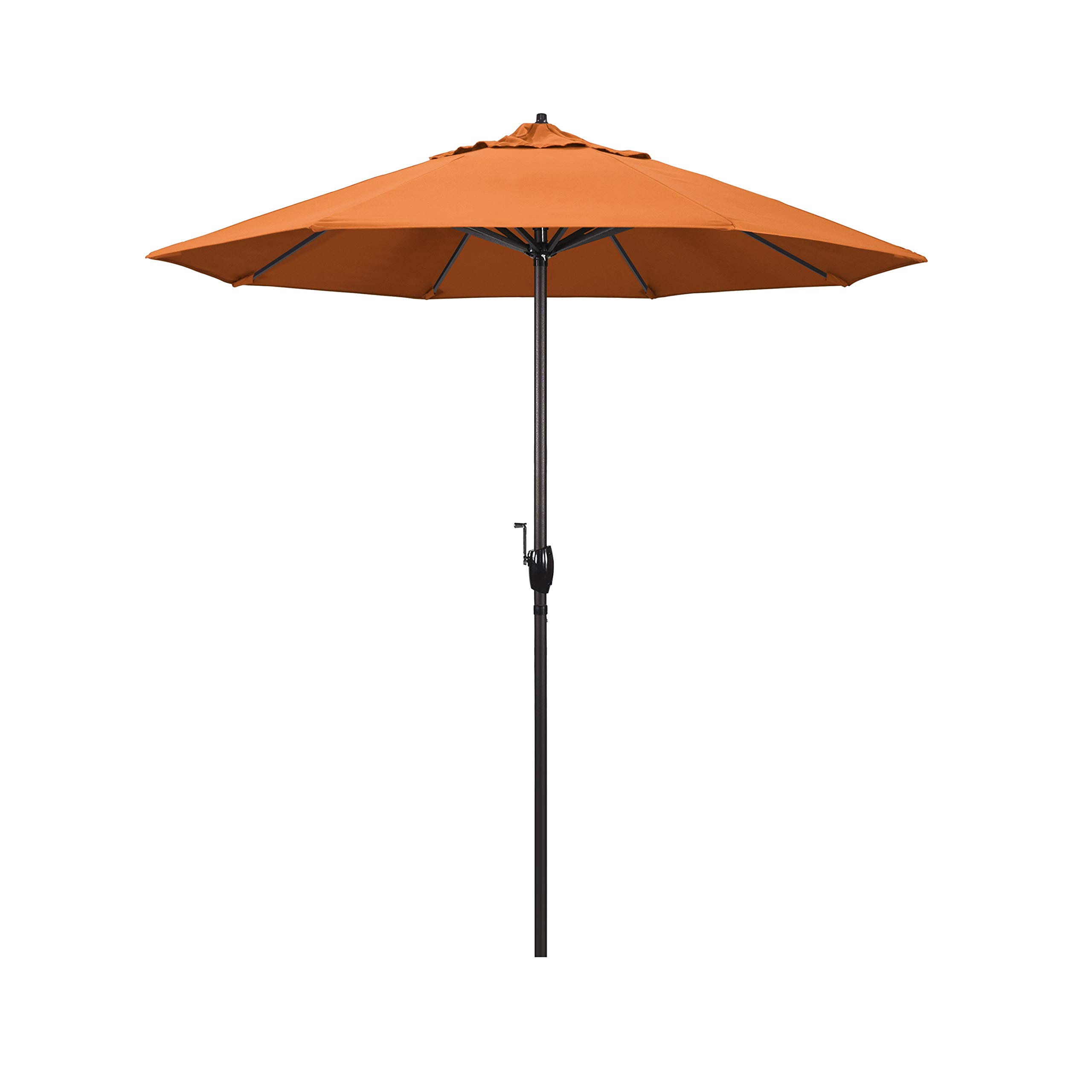 California Casa Series 7.5' Round Patio Umbrella - Outdoor Market Umbrella for Poolside, Backyard, Deck & Garden Use