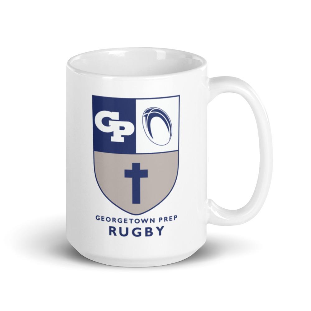 Georgetown Prep Rugby Team Ceramic Coffee Mug - 15oz Insulated Travel Tumbler for Hot & Cold Drinks - Perfect Gift for Rugby Players, Fans, Coaches - Great for Game Days, Practice, School & Office Use