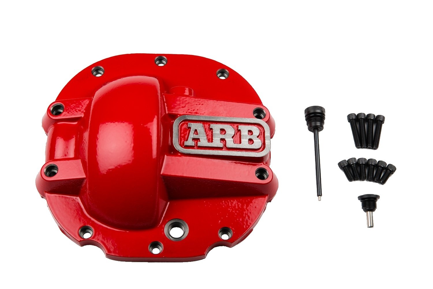 ARB 0750006 Differential Cover - Heavy Duty Red Differential Cover for Off-Road Trucks & Jeeps - Protects Rear Axle in Rugged Terrain