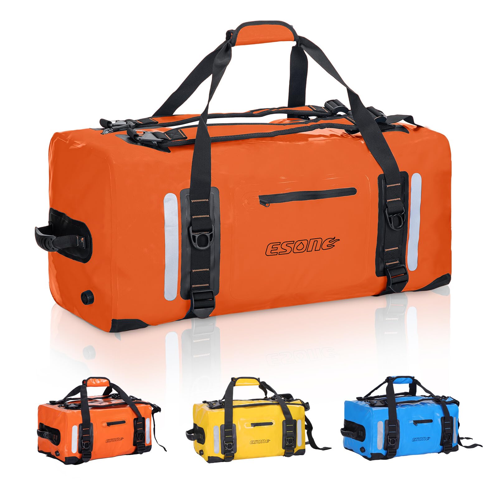 ESONE 90L Waterproof Dry Bag Backpack for Men & Women - Lightweight & Durable for Kayaking, Boating, Camping, Paddle Boarding, Surfing, Hiking & Travel Adventures