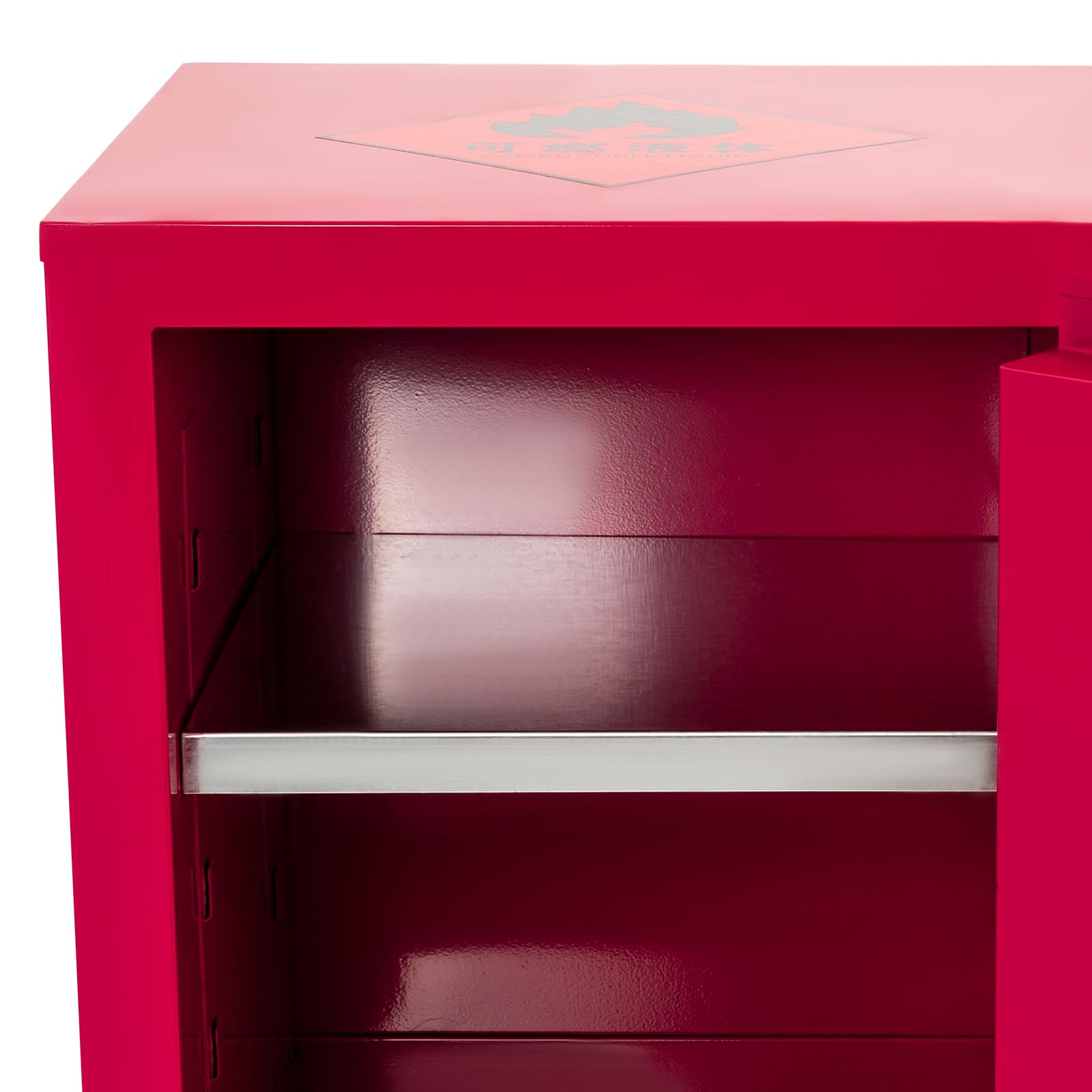 4 Gallon (15L) Flammable Safety Cabinet - Hazardous Chemical Storage for Commercial, Industrial & Home Use - 17