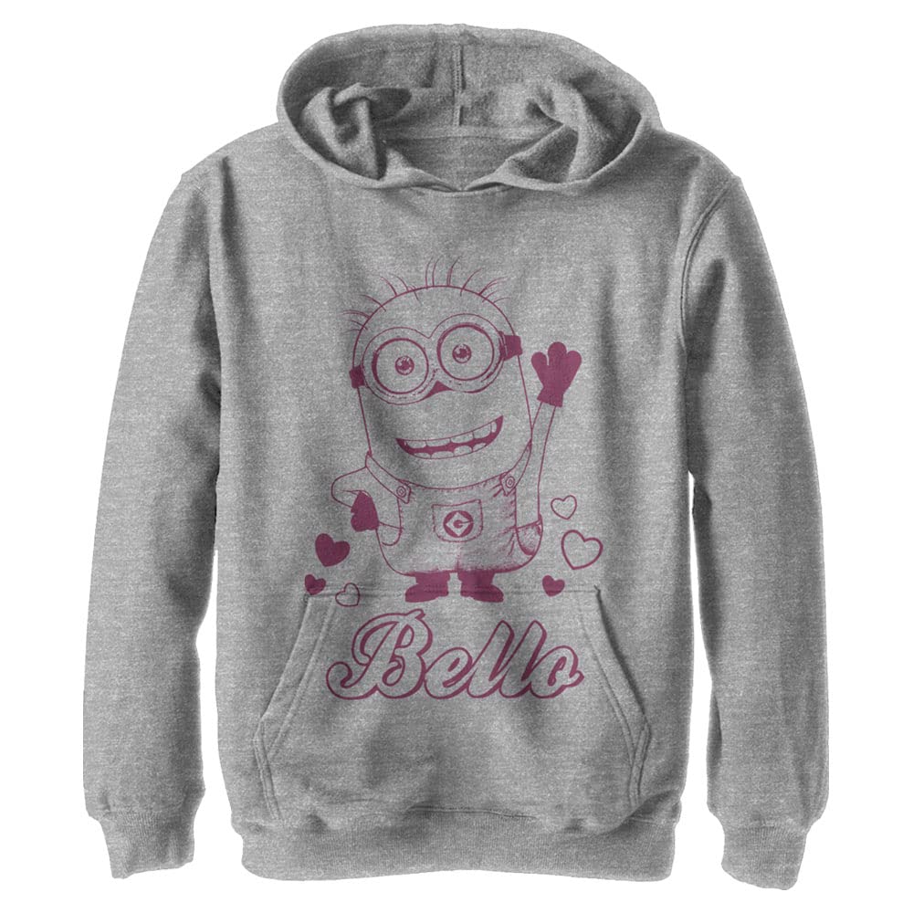 Kids' Minions Hello Bello Hoodie - Soft Pullover for Play & School