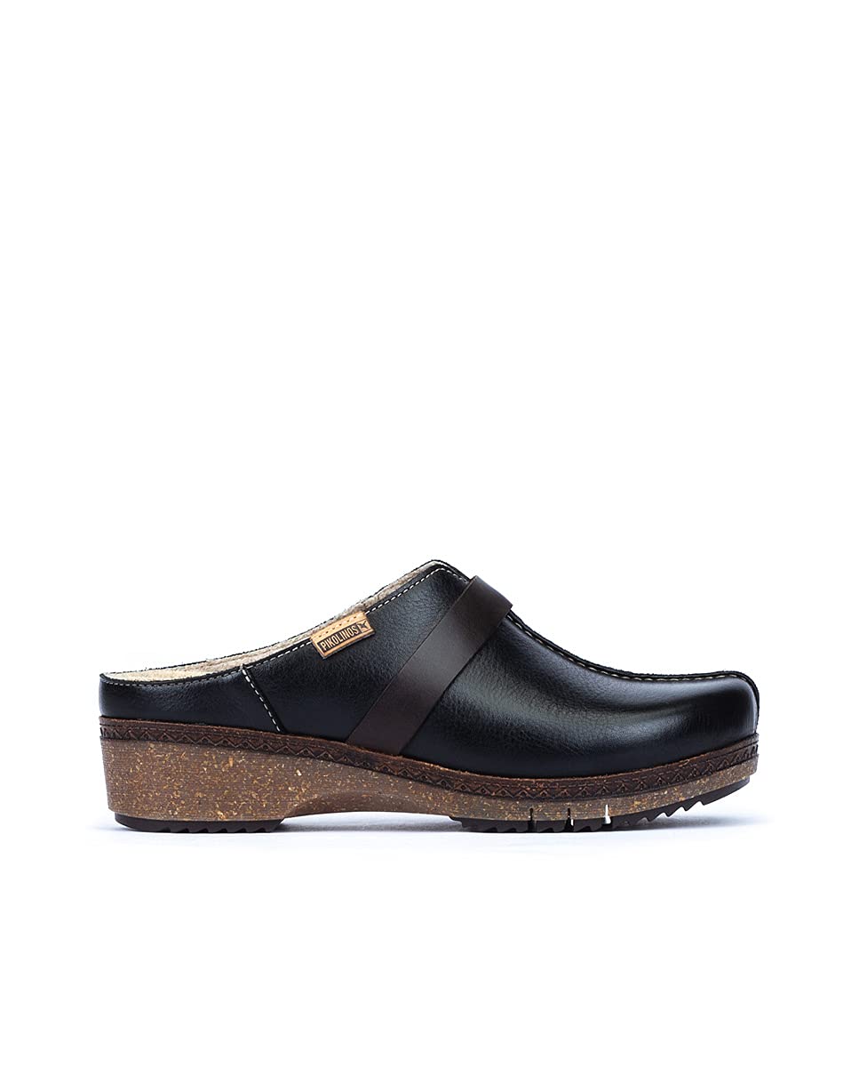 PIKOLINOS Women's Leather Clogs - Comfortable Slip-On Granada Style for Casual Wear & Home Use