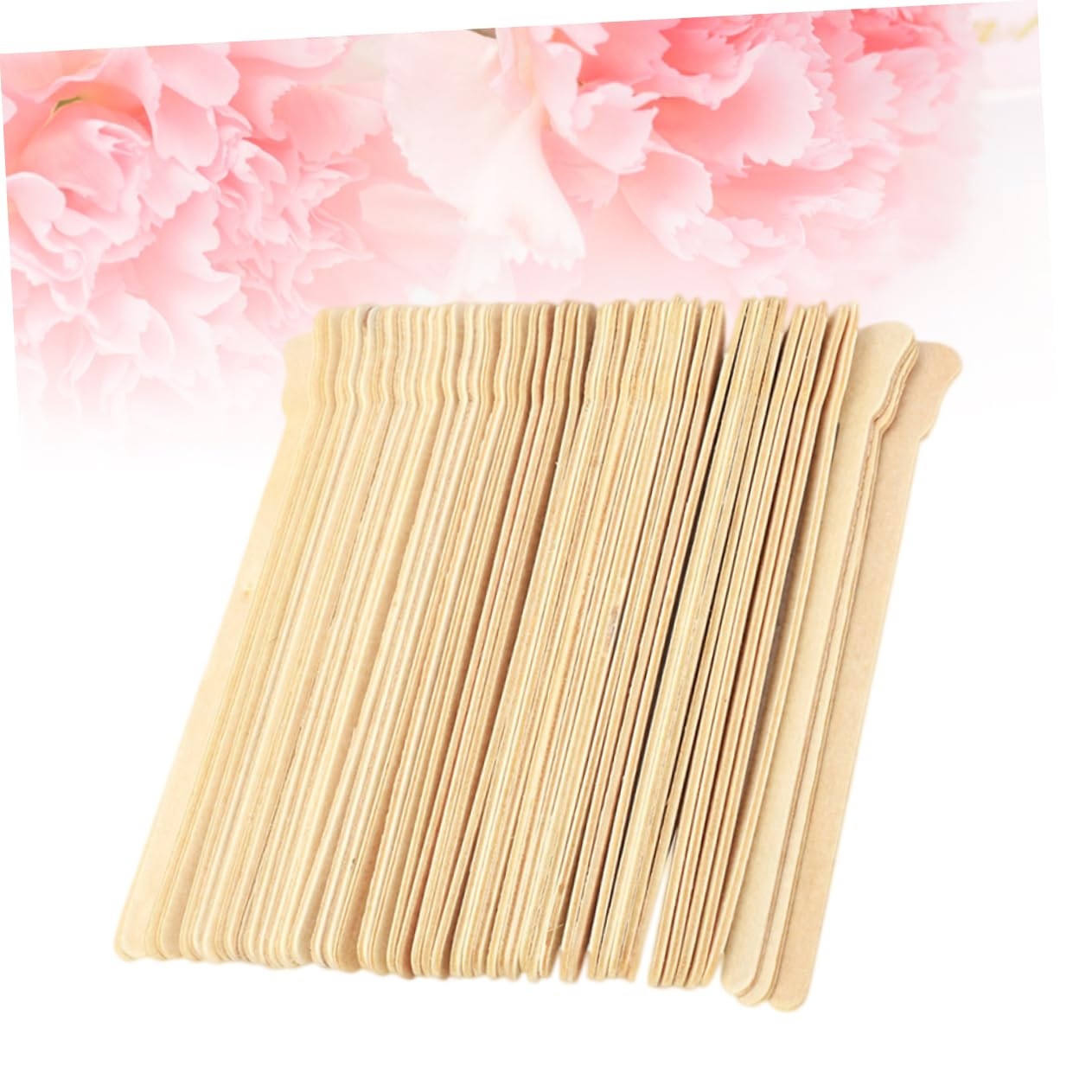 Professional Waxing Kit for Women - 100pcs Wax Sticks with Wooden Stirring Rods | Odorless & Skin-Friendly | Perfect for Eyebrows, Legs, Bikini & Body Hair Removal at Home