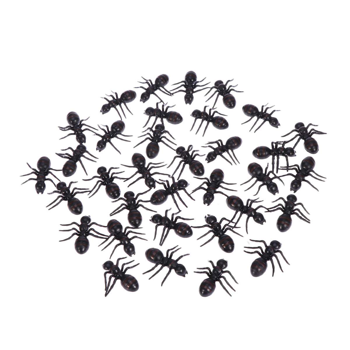 **30PCS Realistic Fake Ant Toy Set - Plastic Insect Cognitive Model for Kids, Halloween Party Decorations & Science Learning - Perfect for Educational Play, Prank Gifts & Themed Parties**