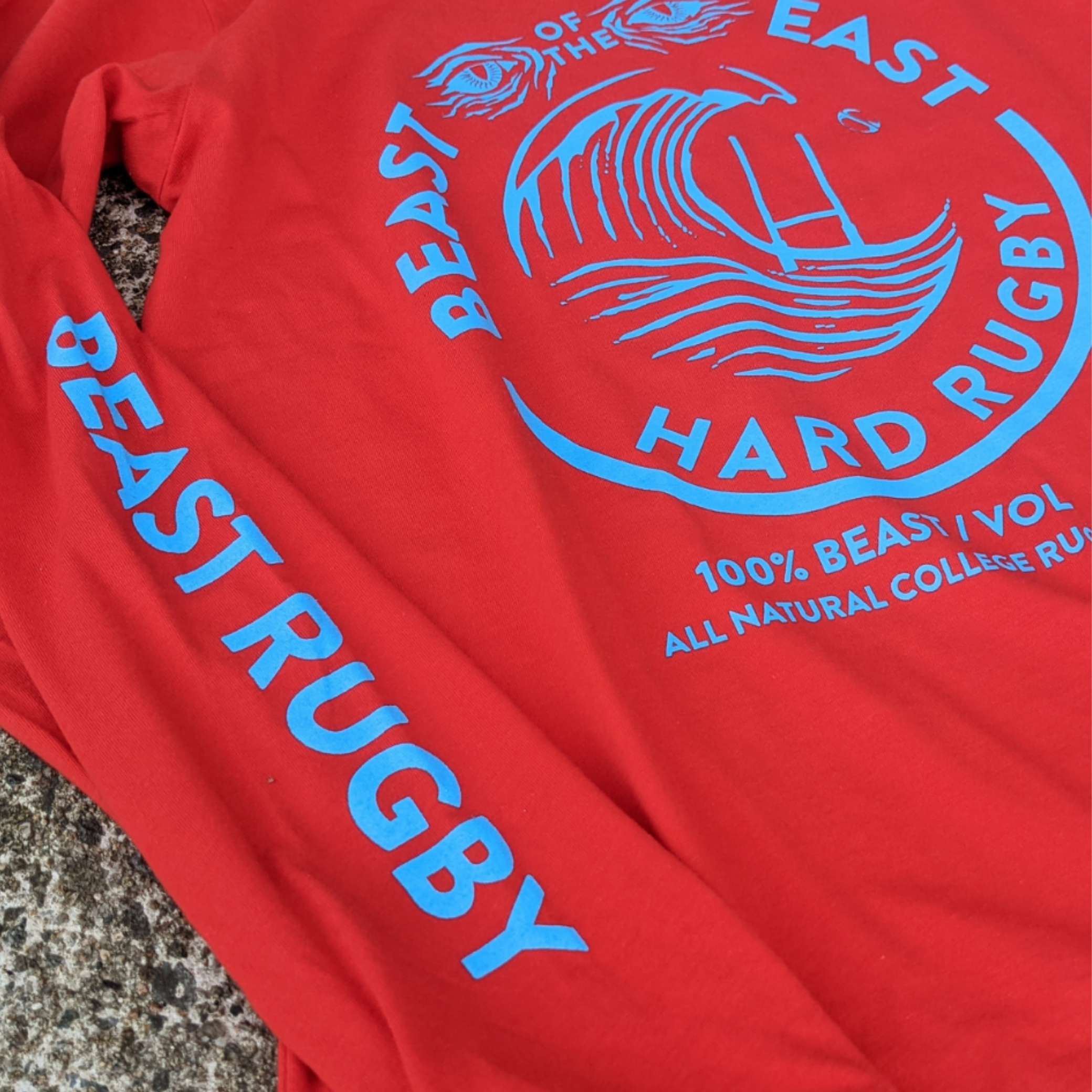 BOE 2022 Long Sleeve Rugby T-Shirt for Men - Durable & Comfortable Rugby Jersey for Training, Matches & Casual Wear