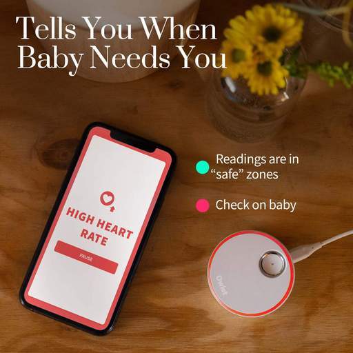 Owlet Smart Sock 3 Baby Monitor with Heart Rate & Oxygen Tracking - Wireless Wearable for Newborns & Infants - Perfect for Nursery, Daycare & Travel Use