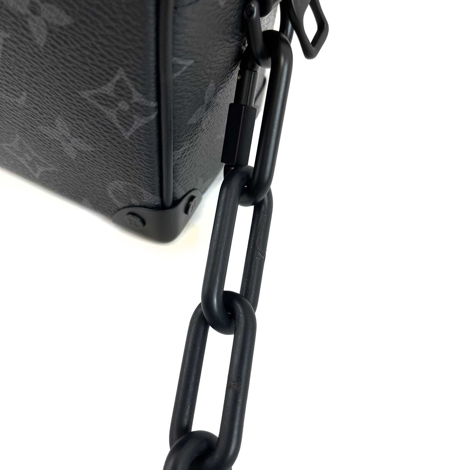 Louis Vuitton Monogram Eclipse Black Soft Trunk Crossbody Bag - Luxury Designer Handbag for Women, Perfect for Date Night & Evening Events