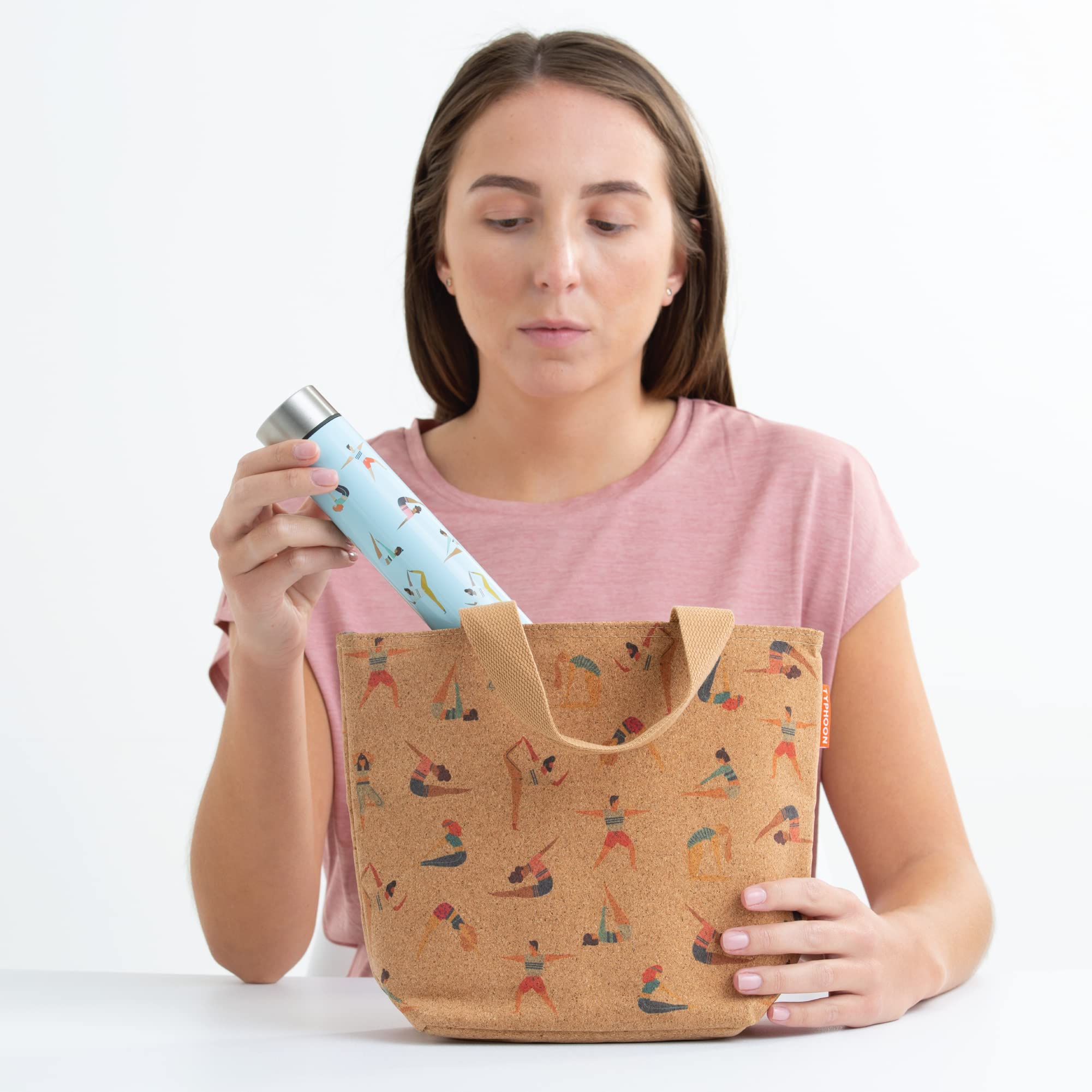 Typhoon PURE Collection | Insulated Cork Lunch Bag for Work, School & Outdoor Activities - Eco-Friendly & Leak-Proof Food Container Carrier