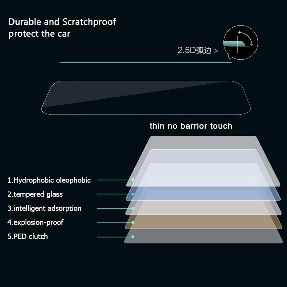 2018 Nissan Kicks Touch Screen Protector - 9H Hardness Anti-Glare & Anti-Scratch GPS Navigation Display Film | Perfect for Road Trips & Daily Commuting