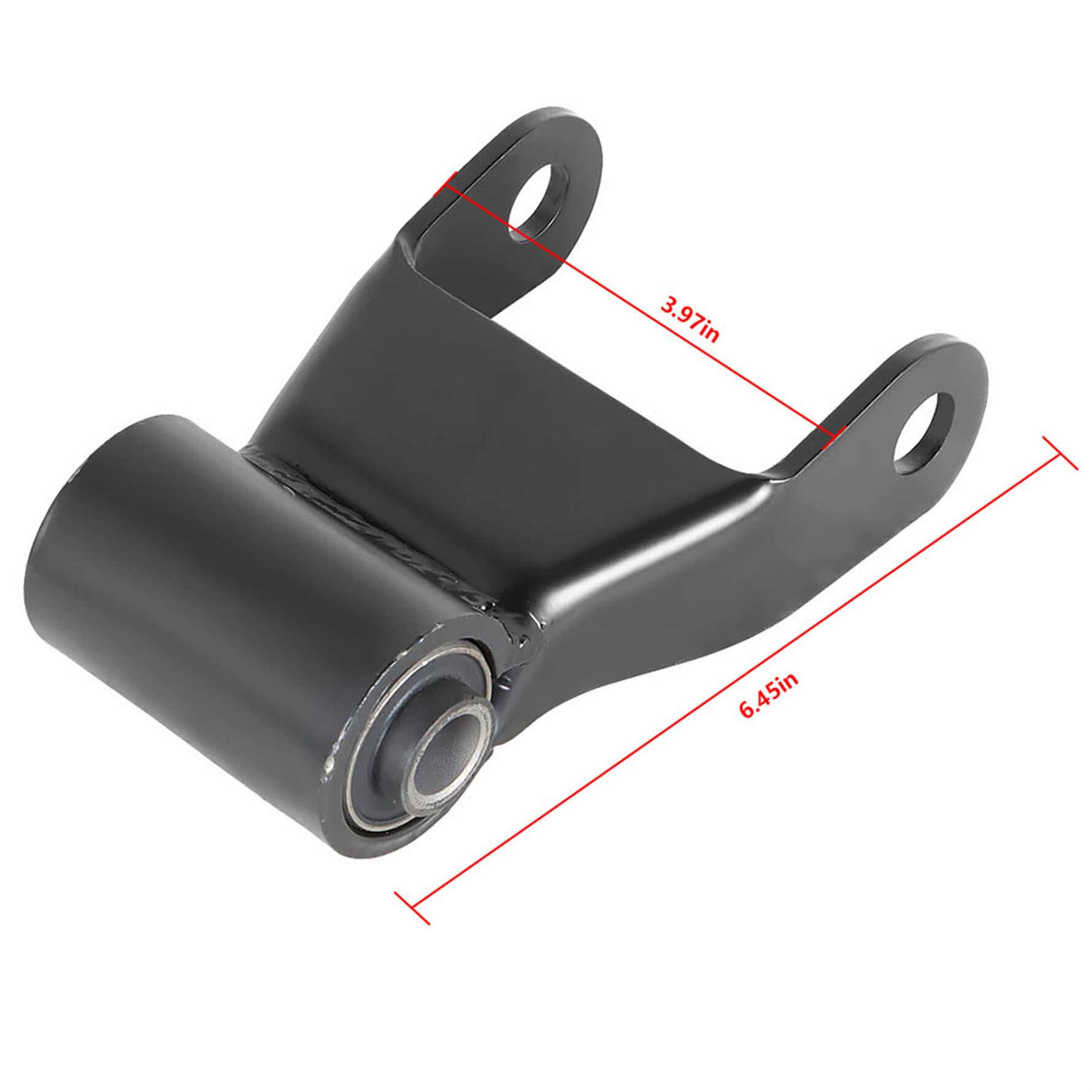 Munirater Rear Leaf Spring Shackle Replacement for 1994-2002 Dodge Ram 2500 3500 - Heavy Duty 3 Inch Wide Suspension Upgrade - Perfect for Off-Roading, Towing & Truck Load Enhancement