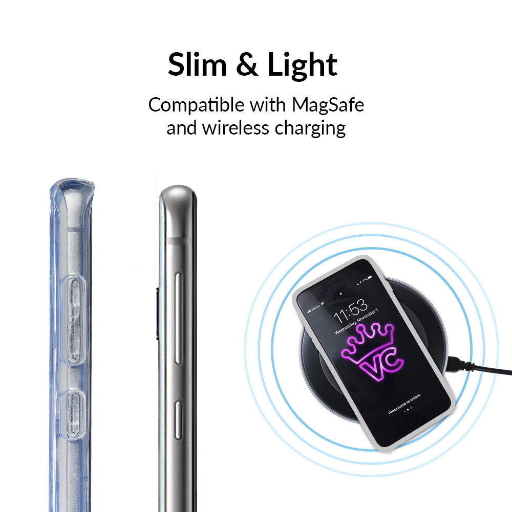 Blue Opal Quartz Samsung Phone Case - Durable Protective Cover for Galaxy S21/S22/S23 - Stylish Crystal Clear Design for Everyday Use & Special Occasions