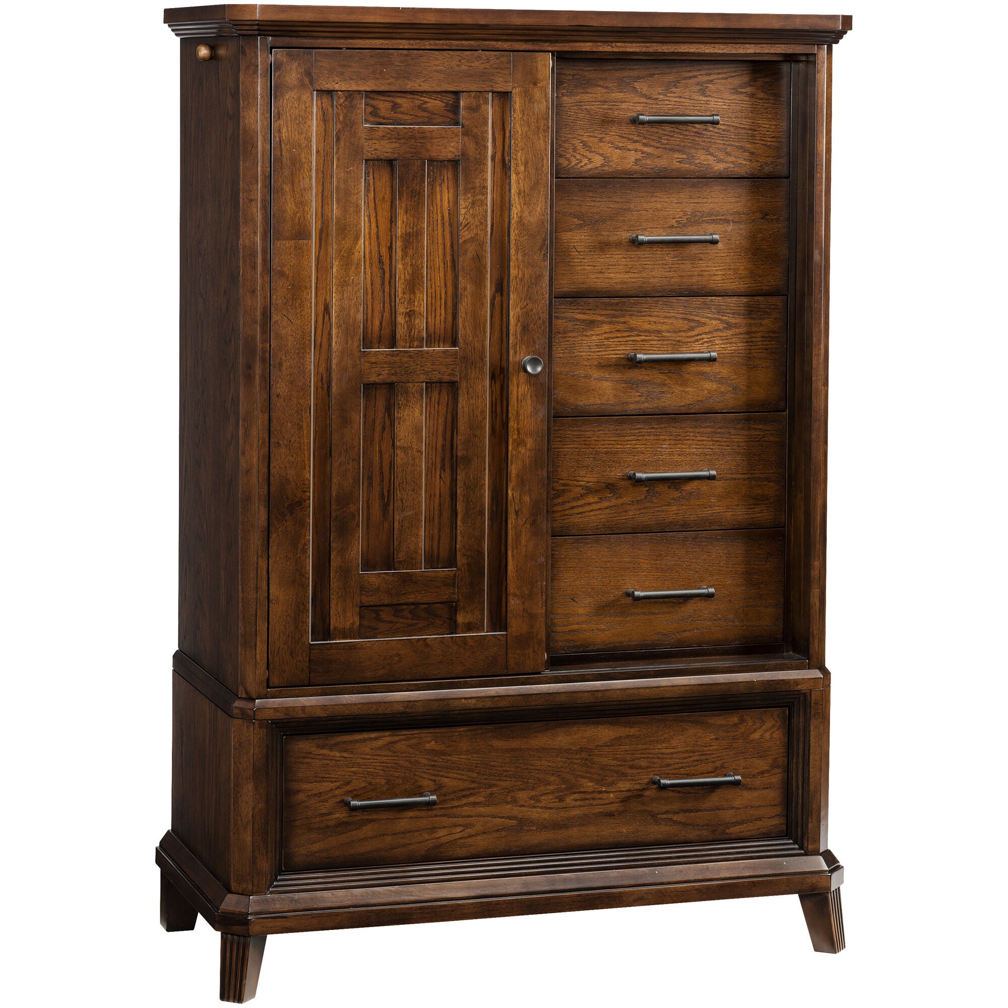 Acorn Hill Wooden Door Chest - Rustic Home Decor for Entryway, Living Room & Bedroom Storage | Perfect for Organizing Shoes, Blankets & Seasonal Items