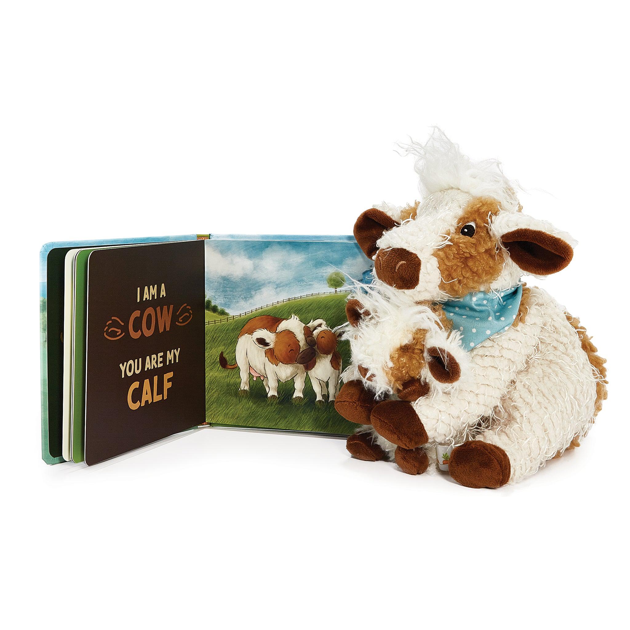 Baby & Me Moo Moo Cow Book Set - Interactive Storybook for Toddlers & Parents - Perfect for Bedtime Reading and Early Learning