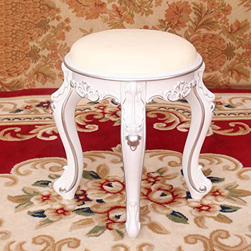 Silver White Leg Beige Leather