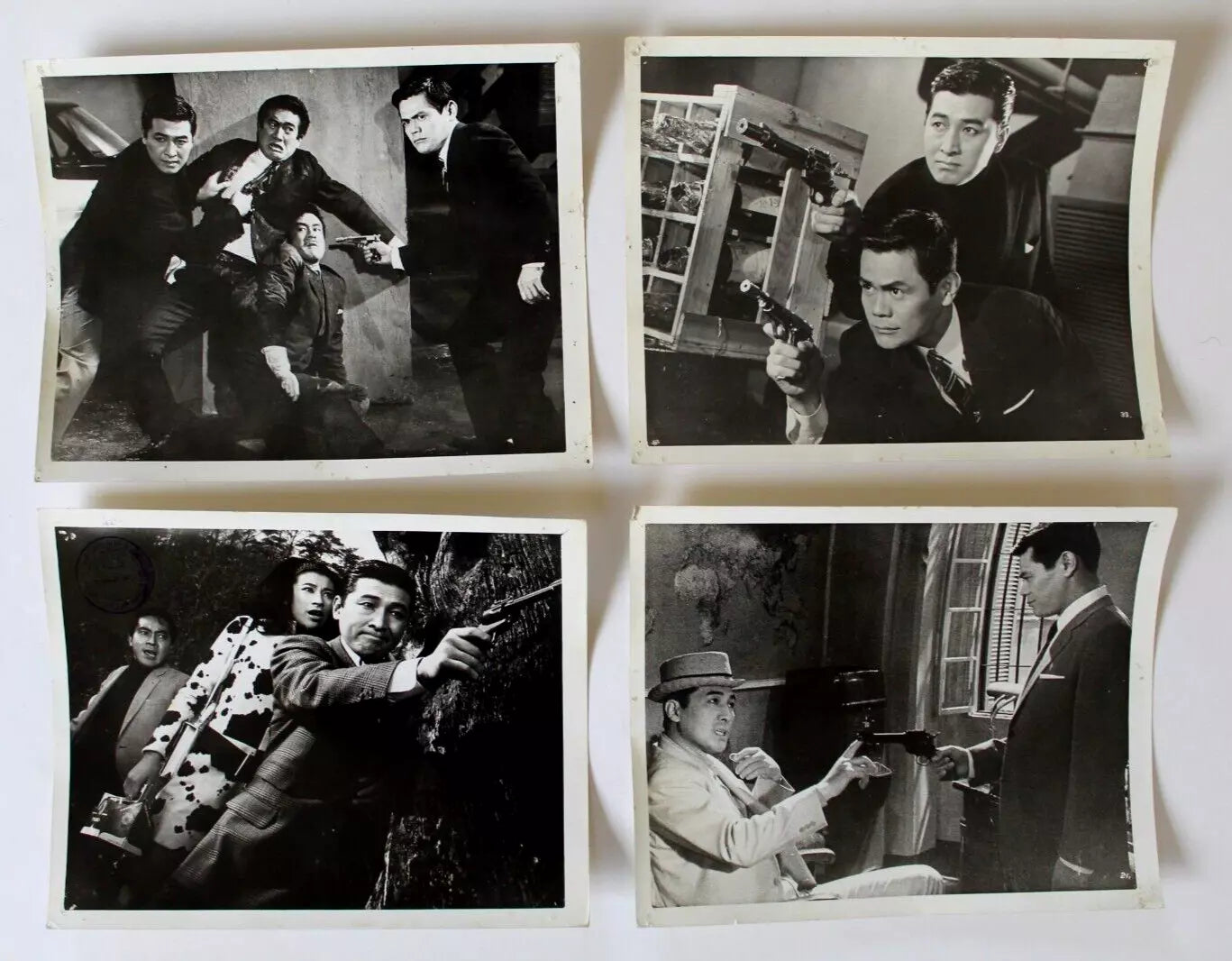 Vintage Japanese Toho Film Photos - Set of 18 Original 10x8 Movie Stills Featuring Akira Takarada from 1960s | Classic Cinema Memorabilia, Film Collector's Item, Home Theater Decor