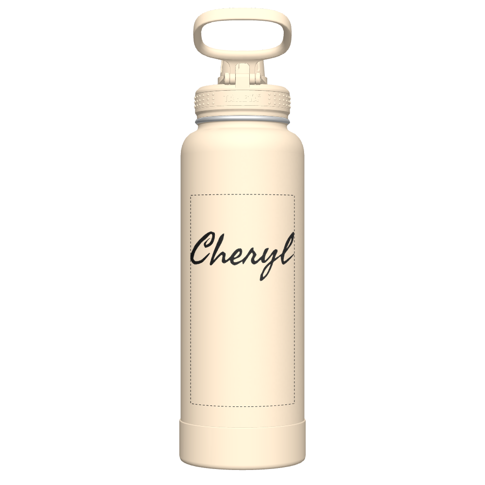 40oz Customized Oatmilk Bottle with Spout Lid - Perfect for Smoothies, Coffee, and On-the-Go Hydration