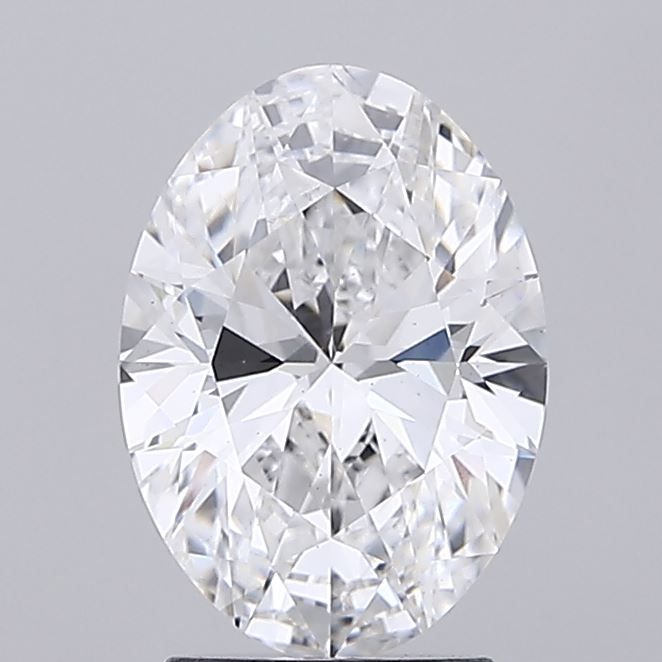 2.4 Carat Oval Lab-Grown Diamond - D Color VS2 Clarity for Engagement Rings & Fine Jewelry | Eco-Friendly & Conflict-Free