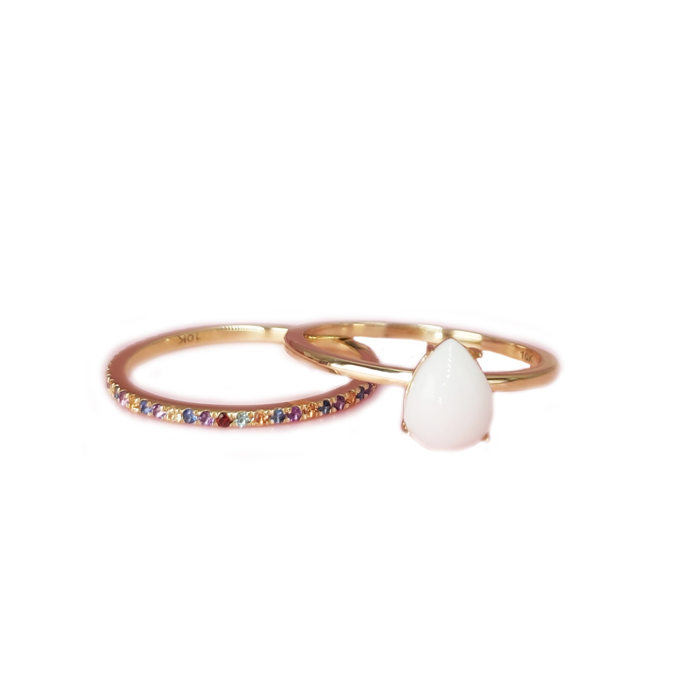 Love Drop Breast Milk Ring Set - Sterling Silver Keepsake Jewelry for Moms - Perfect for Breastfeeding, Mother's Day & Baby Showers