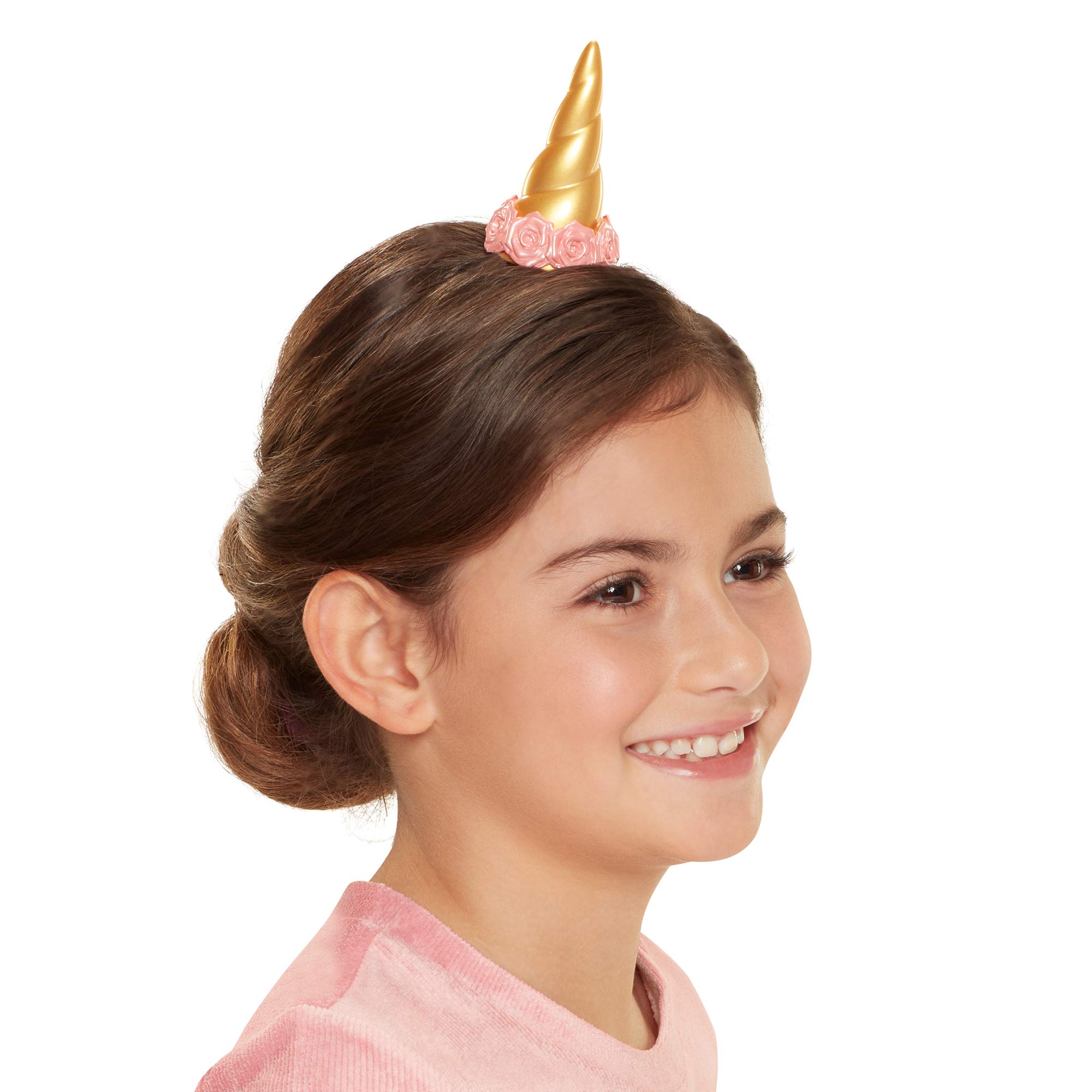Unicorn Hair Kit with Bun Maker & Foam Roll Tool - Cute Girls Hairstyles Accessories for Party, School & Special Occasions