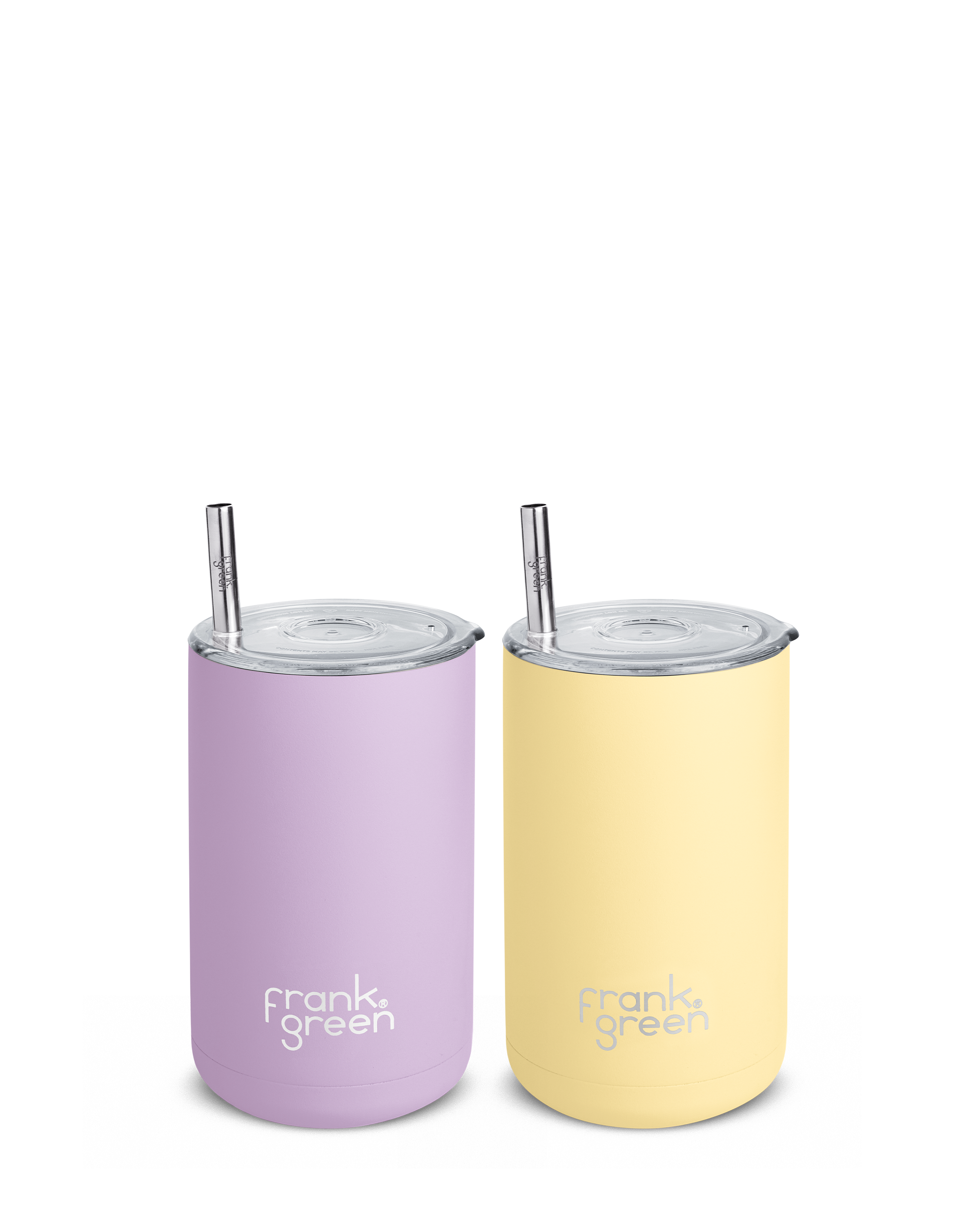 Premium Insulated Iced Coffee Cups (2-Pack) – Double-Walled Stainless Steel, Leak-Proof Lid – Perfect for Iced Coffee, Cold Brew & Smoothies at Home, Office or Travel