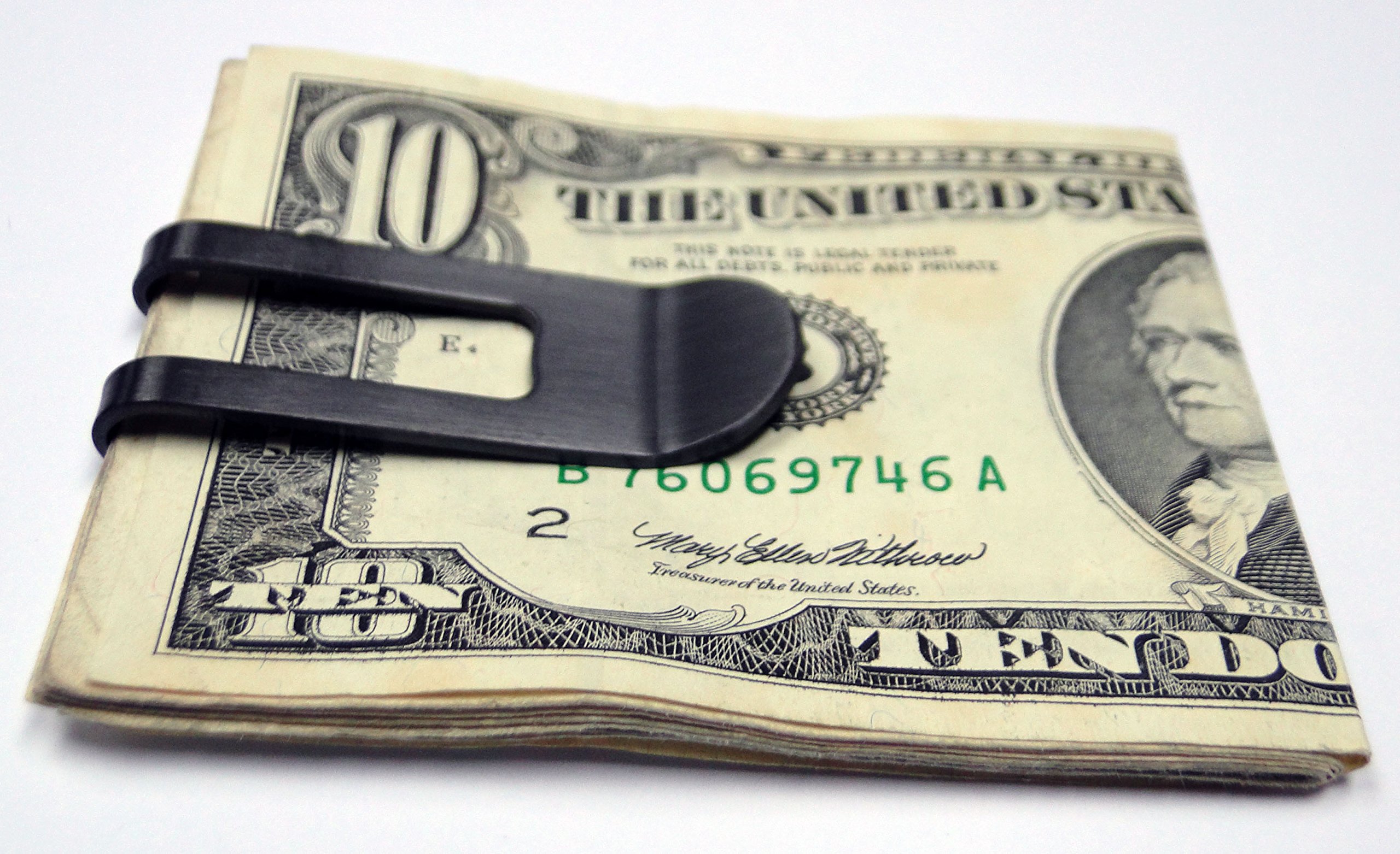 Tapp Collections™ Slim Stainless Steel Money Clip for Men - Silver #2 | Secure Cash & Cards | Perfect for Wallets, Travel, and Everyday Carry