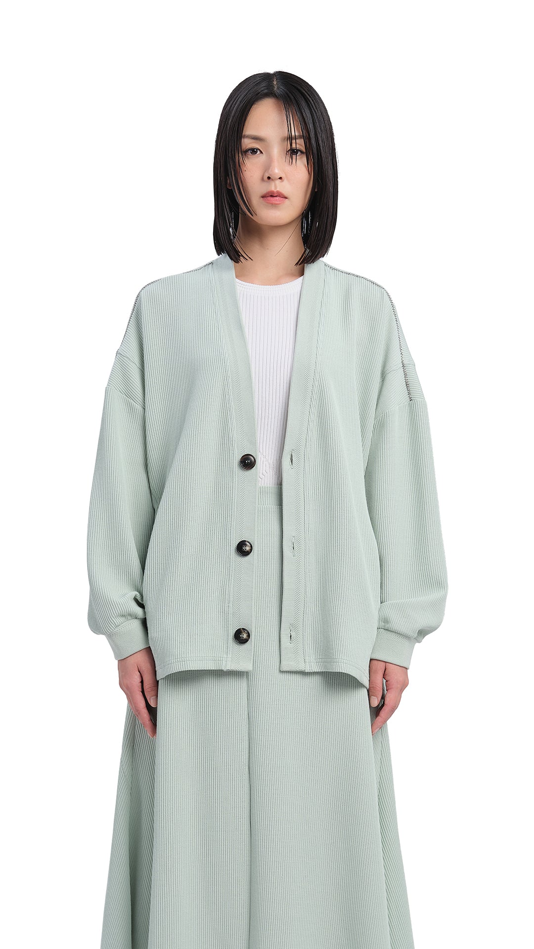 Oversized Cut Sewn Cardigan for Women - Soft & Cozy Long Sleeve Open Front Sweater | Perfect for Fall, Winter, Layering & Casual Outfits