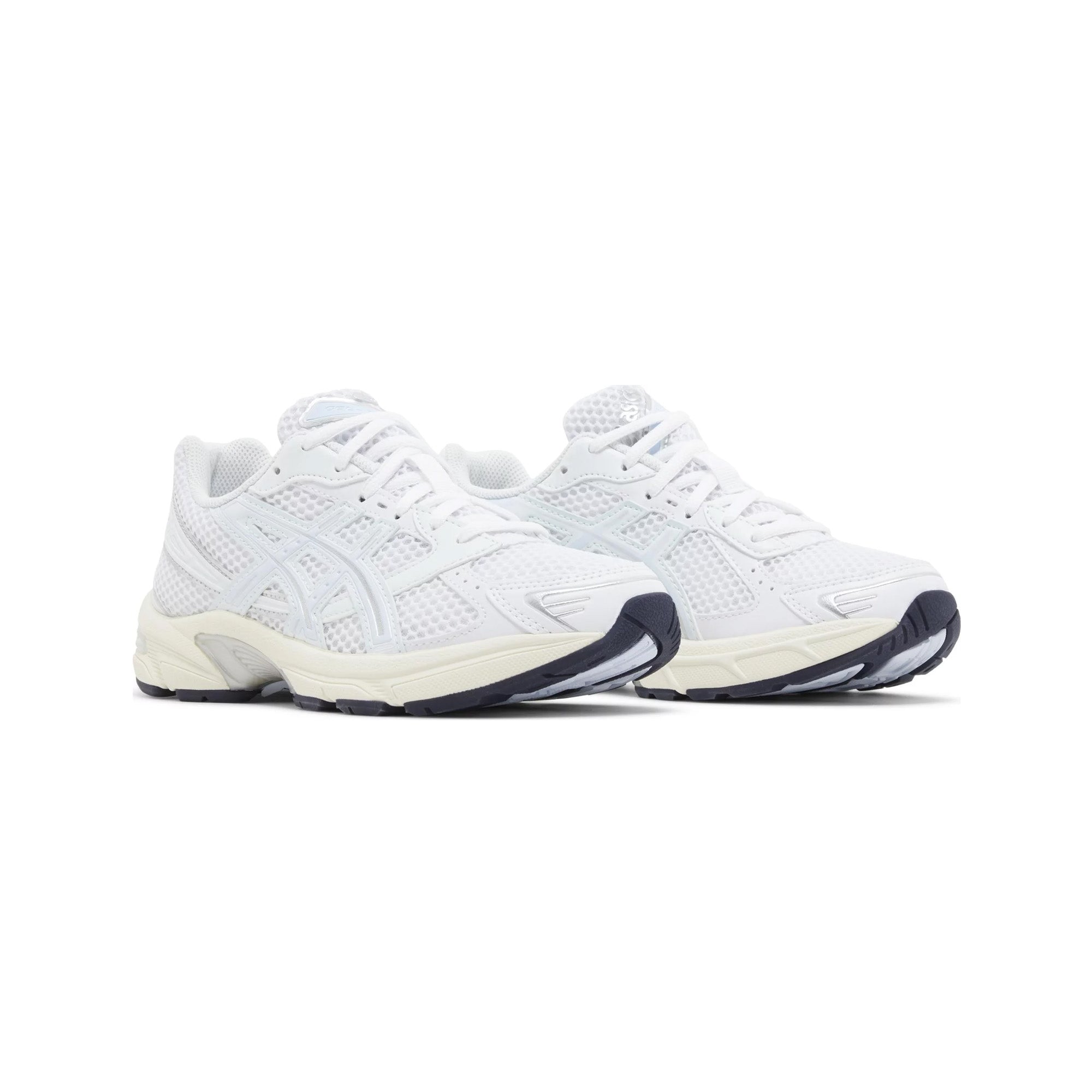 ASICS Gel 1130 'White Soft Sky' Women's Running Shoes (2024) - Lightweight Cushioned Sneakers for Jogging, Gym Workouts & Everyday Comfort