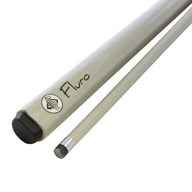 57 Inch Professional 2-Piece Pool Cue with Fluorescent Finish - Perfect for Billiards, Bars, and Home Game Rooms
