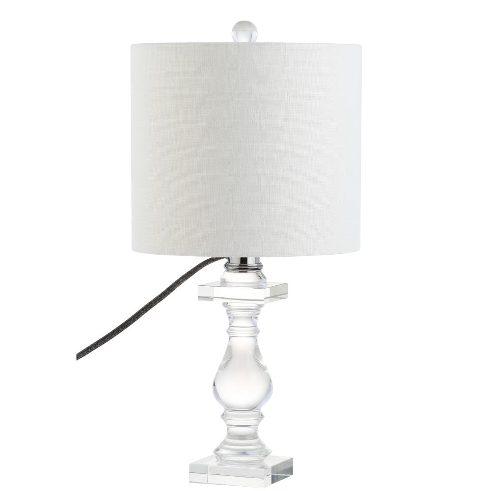 Kellen 20.75 Inch Modern Crystal LED Table Lamp - Bedside Nightstand Lighting for Bedroom, Living Room & Office Decor