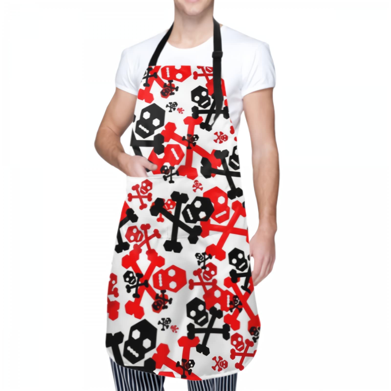Waterproof Chef Apron with Pockets for Men & Women - Cute Cooking Gift for Baking, BBQ, Grilling & Kitchen Use