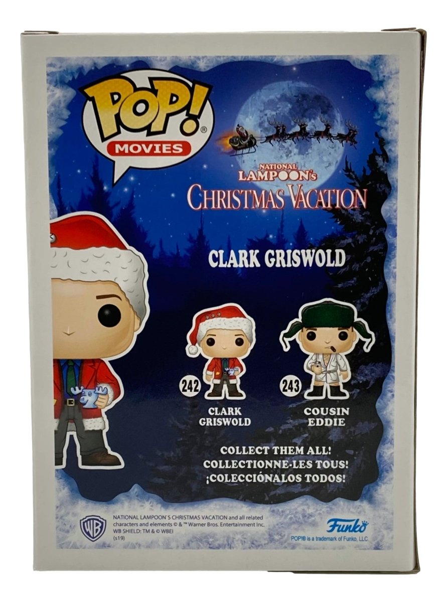 Chevy Chase Signed National Lampoon's Christmas Vacation Funko Pop #242 - Authentic Autograph Collectible - Perfect for Christmas Decor & Movie Memorabilia Display