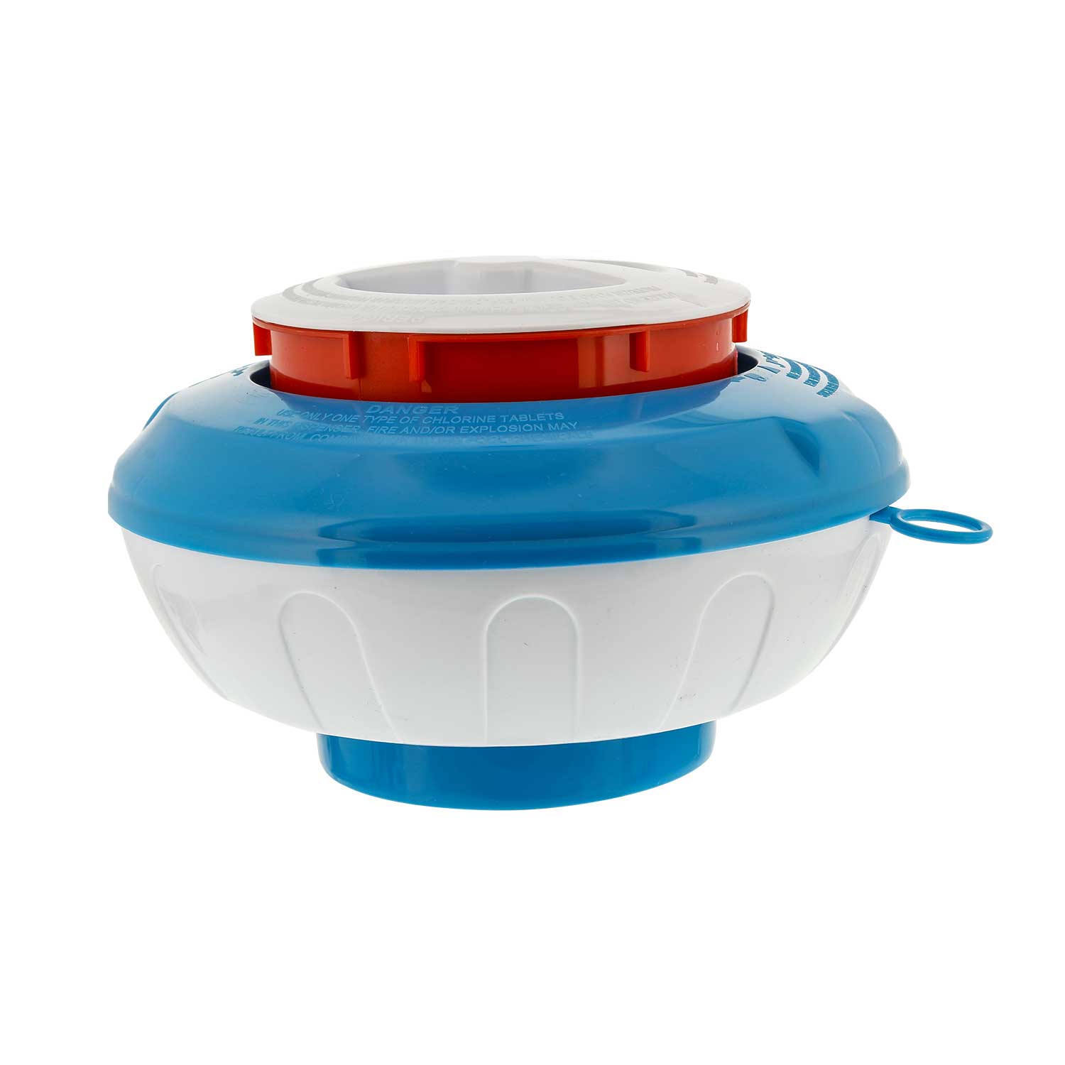 U.S. Pool Supply® Floating Pool Chlorine & Bromine Dispenser with Pop-Up Refill Indicator - Holds 3-4 Tablets, 8
