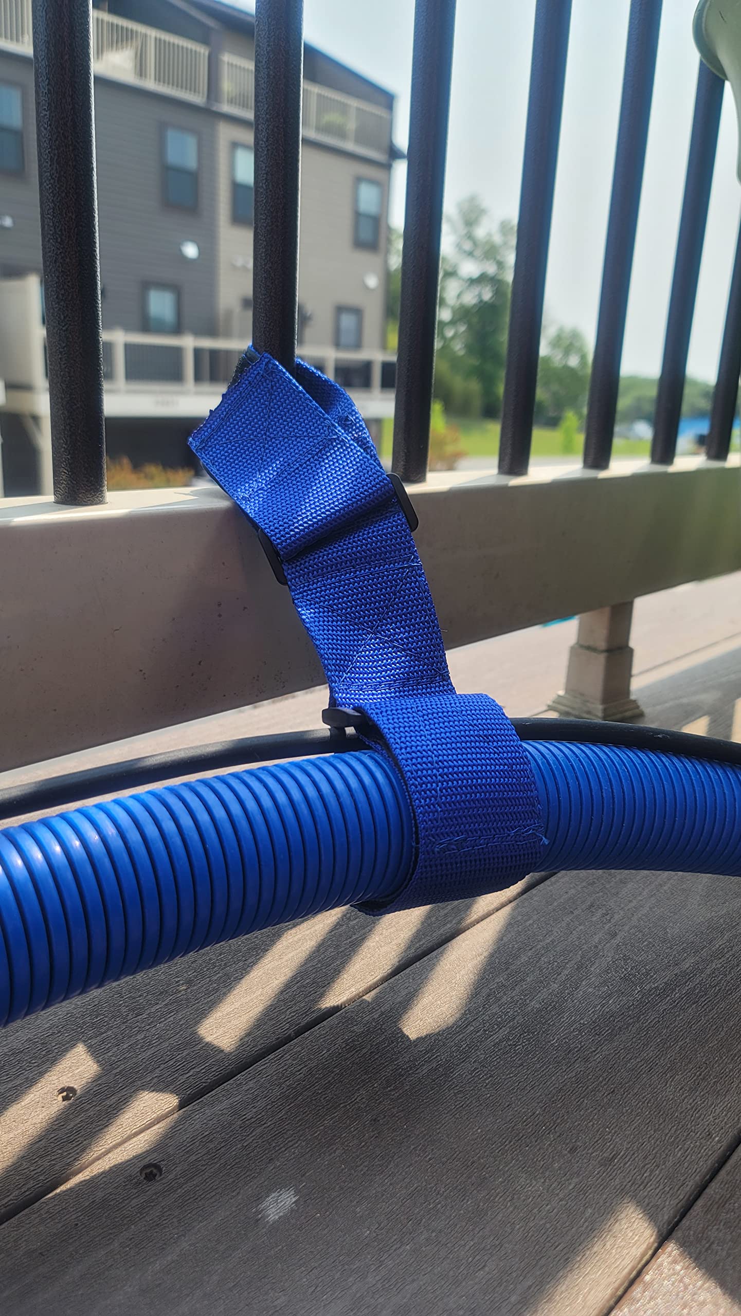 StrapIT-H™ Royal Blue Vacuum Hose Strap - Securely Holds 1.5