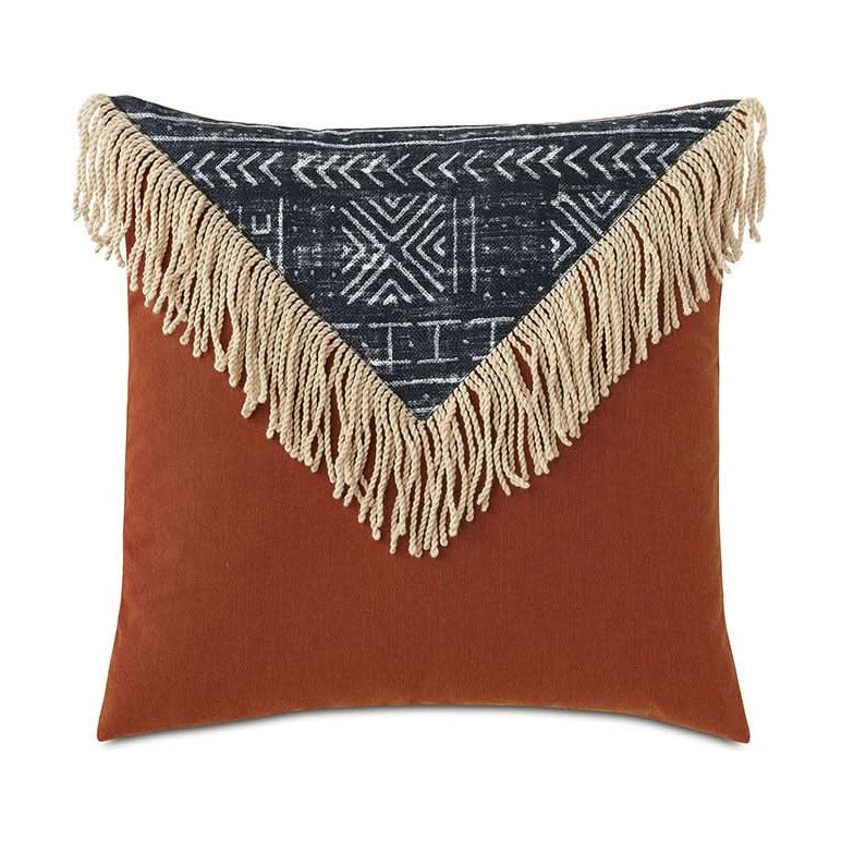 Stylish Africa Color Block Decorative Pillow - Boho Chic Throw Pillow Cover for Sofa, Bed, Couch - Perfect for Living Room, Bedroom & Home Decor