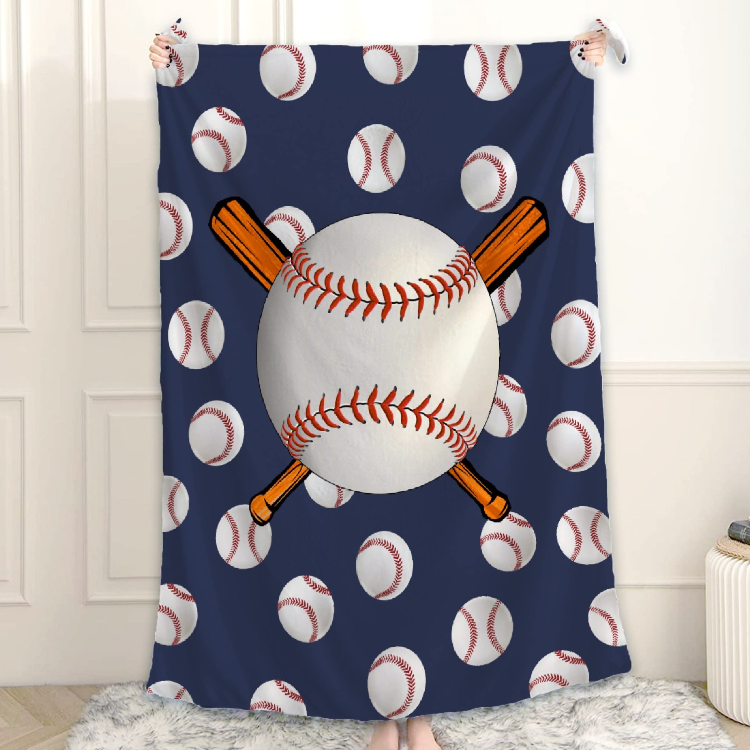 Soft & Cozy Lightweight Baseball Blanket - 50