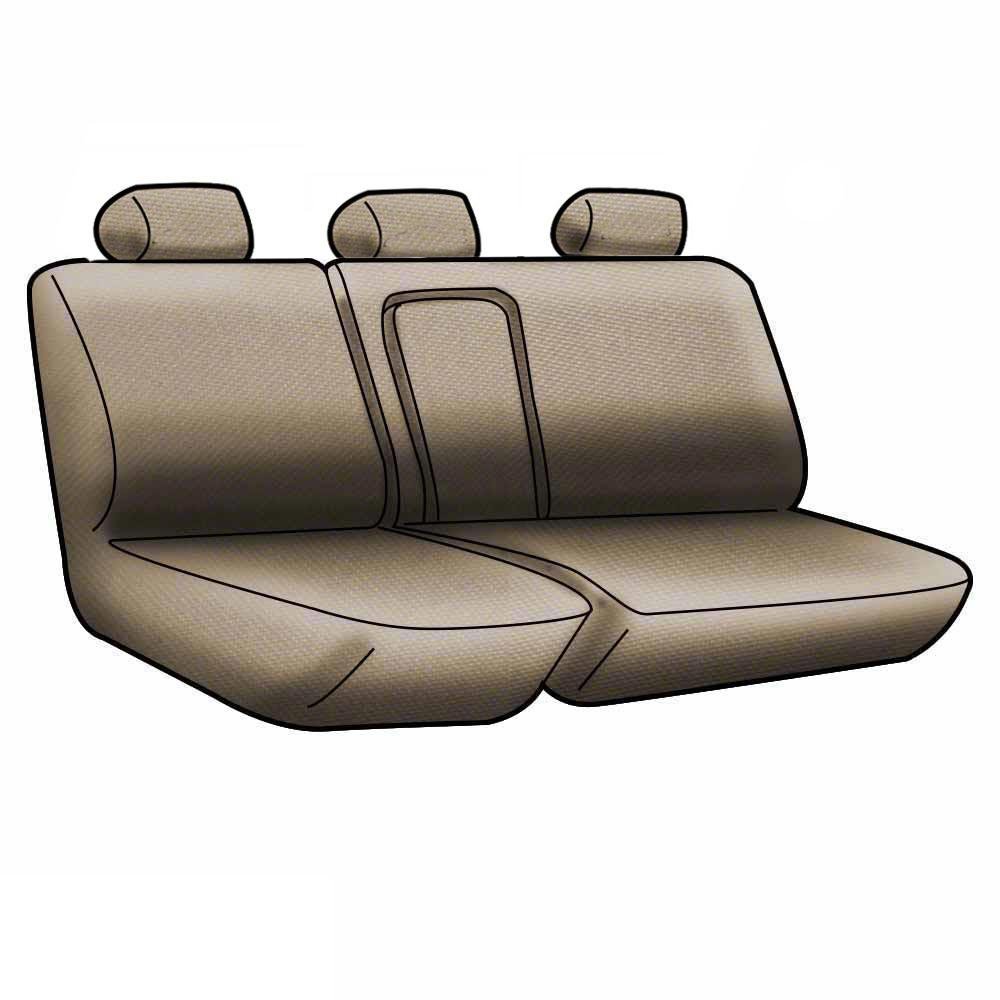Coverking Custom Fit 60/40 Bench Seat Cover for Hyundai Santa Fe - Premium Alcantara Gray Car Seat Protector | Durable & Comfortable for Daily Commute, Road Trips & Family Travel