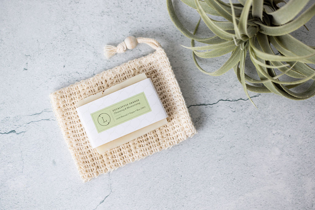 2 Pack Eucalyptus Natural Handmade Soap Bars - Cold Process, Vegan, Organic for Sensitive Skin - Refreshing Aromatherapy Shower & Bath Soap for Spa, Gift, Home Use
