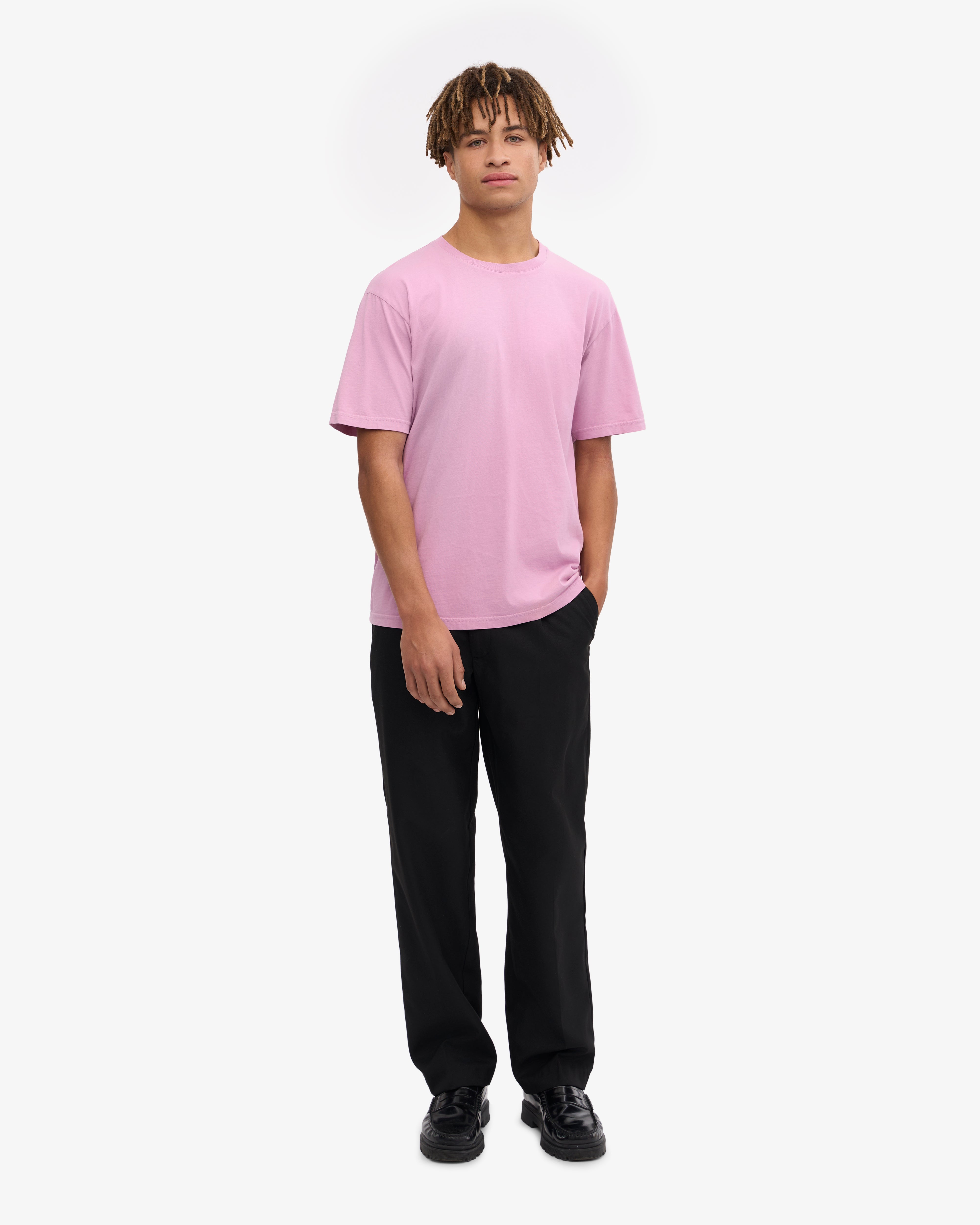 Organic Cotton Classic T-Shirt with Cherry Blossom Print - Soft & Comfortable Casual Wear for Women & Men - Perfect for Spring Outfits, Daily Wear & Relaxing at Home