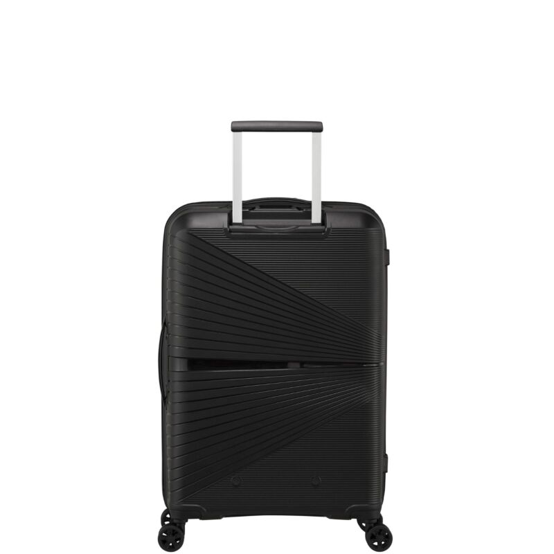 American Tourister Airconic 3-Piece Luggage Set - Durable Black Suitcases for Travel, Business Trips & Vacations | Carry-On, Check-In & Spinner Wheel Design